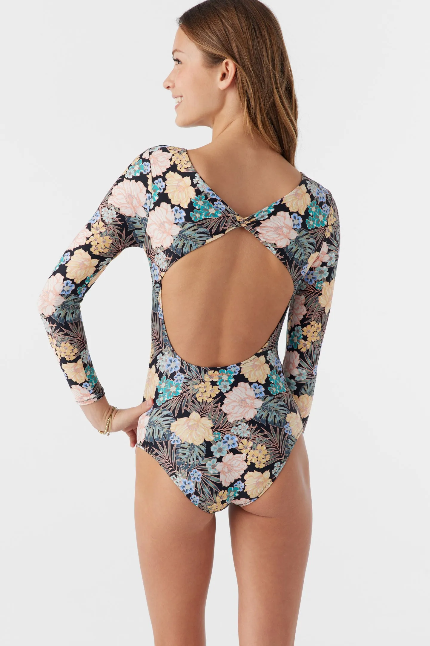 GIRL'S MACAW TROPICAL TWIST BACK SURF SUIT sold by O'Neill product image thumbnail 2