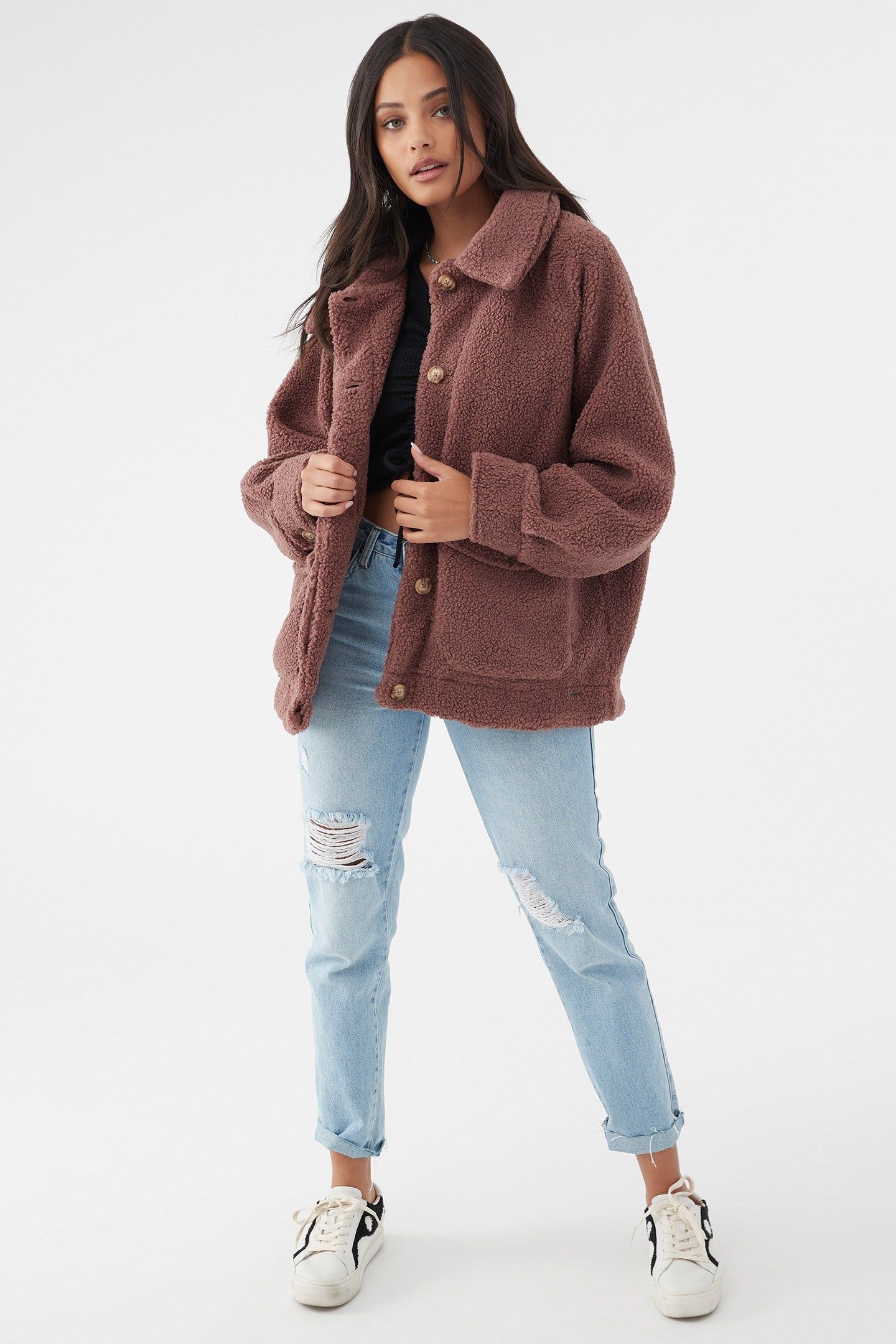 MAKENNA SOLID PILE FLEECE JACKET sold by O'Neill product image thumbnail 5