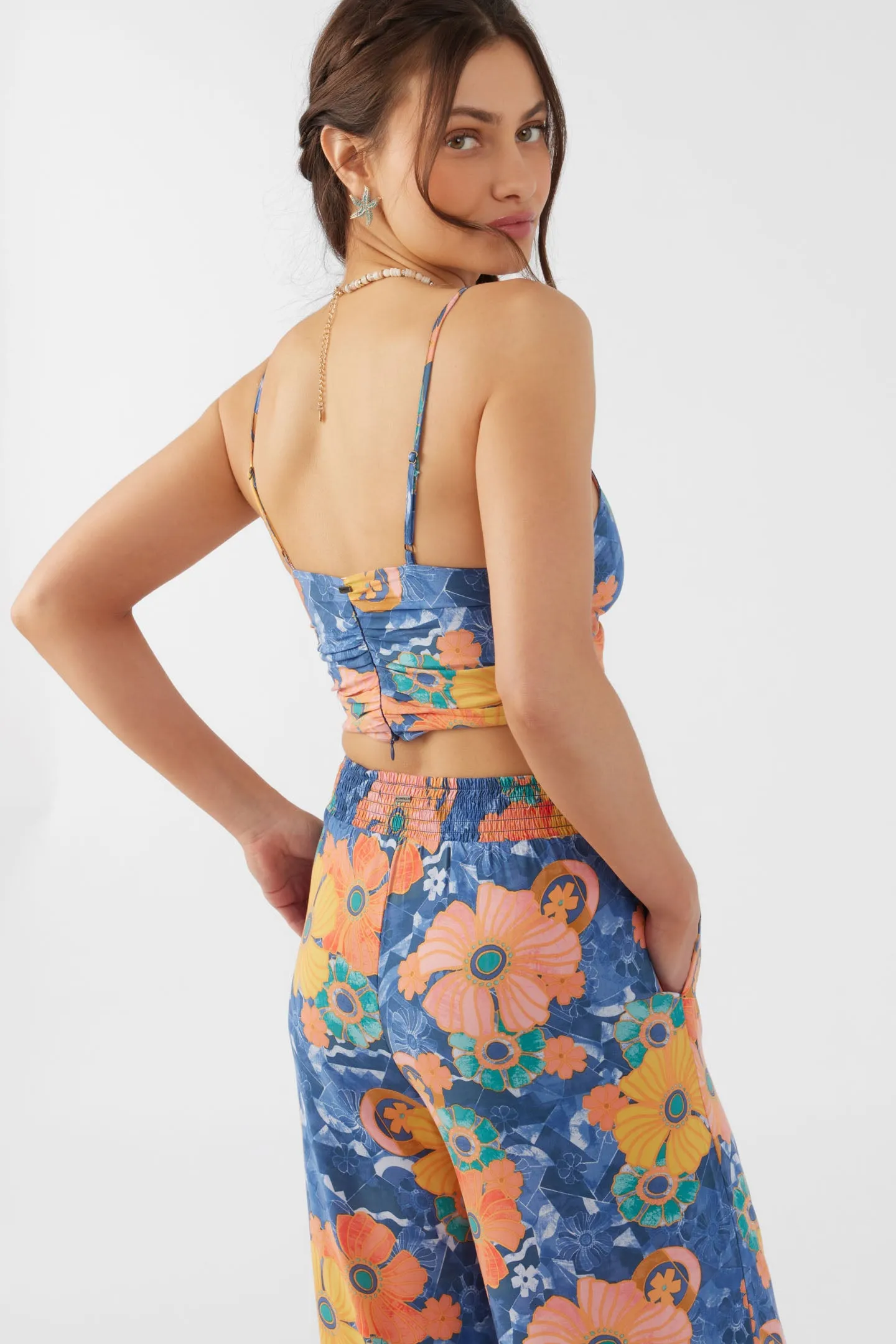 FARRAH JADIA FLORAL CROP TOP sold by O'Neill product image thumbnail 2