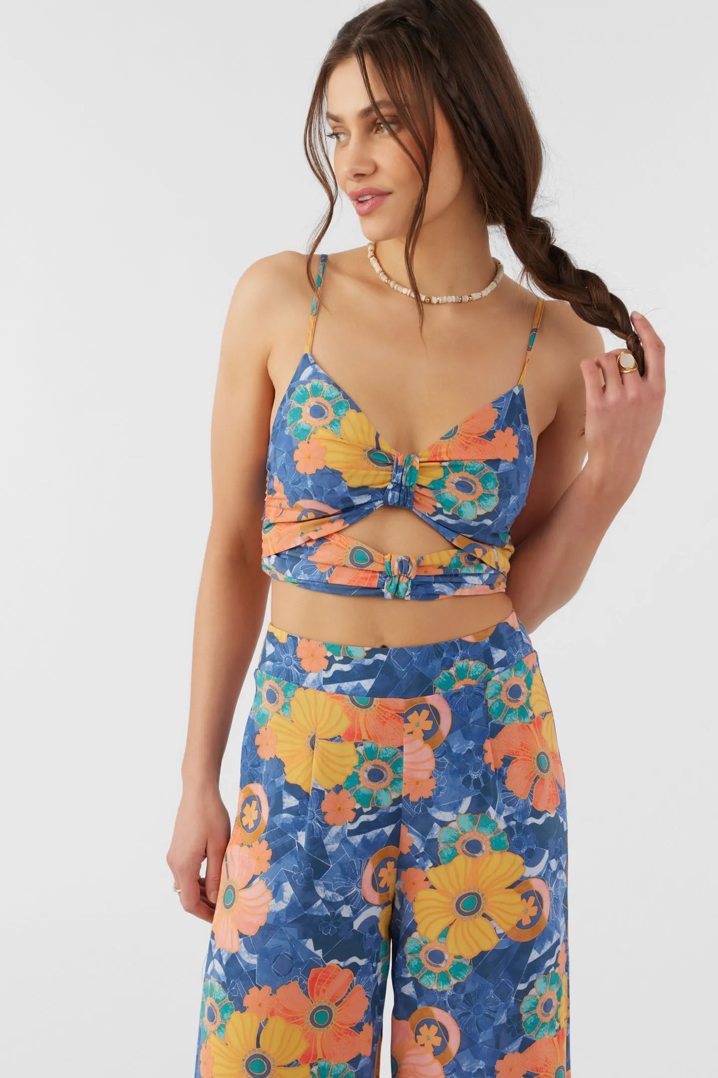 FARRAH JADIA FLORAL CROP TOP sold by O'Neill product image thumbnail 5