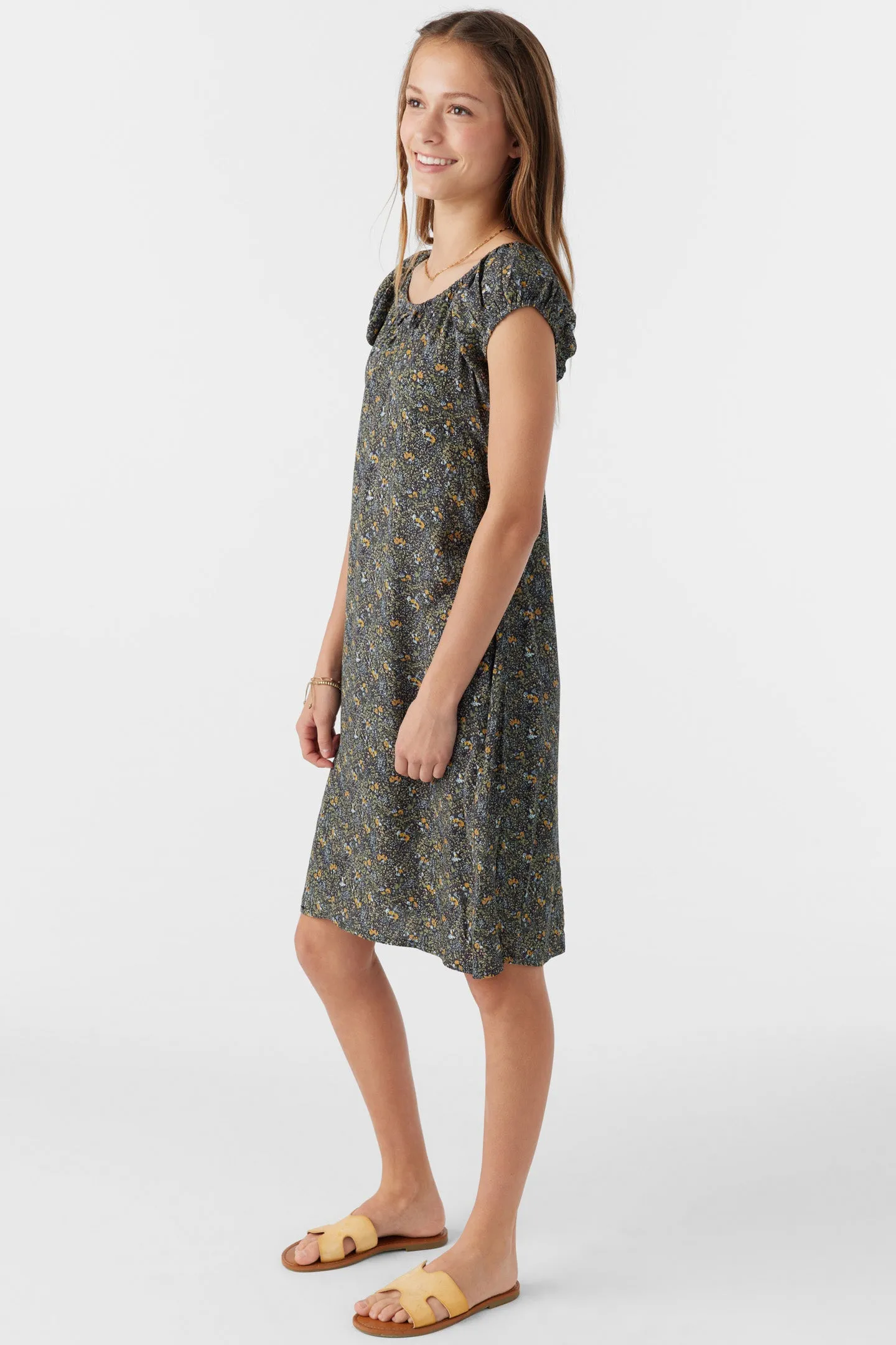 GIRL'S GEMMIE AVA DITSY MIDI DRESS sold by O'Neill product image thumbnail 5