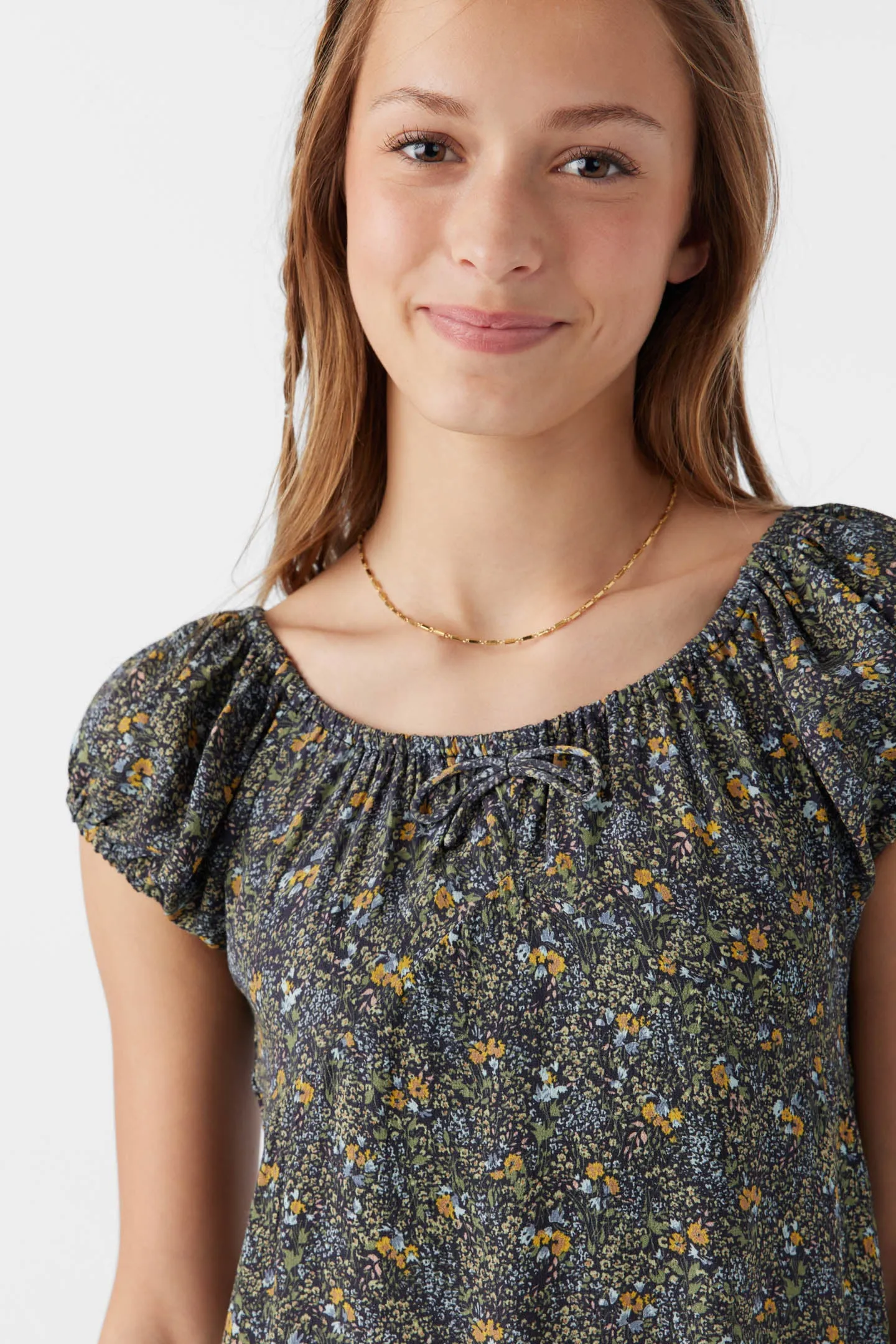 GIRL'S GEMMIE AVA DITSY MIDI DRESS sold by O'Neill product image thumbnail 4