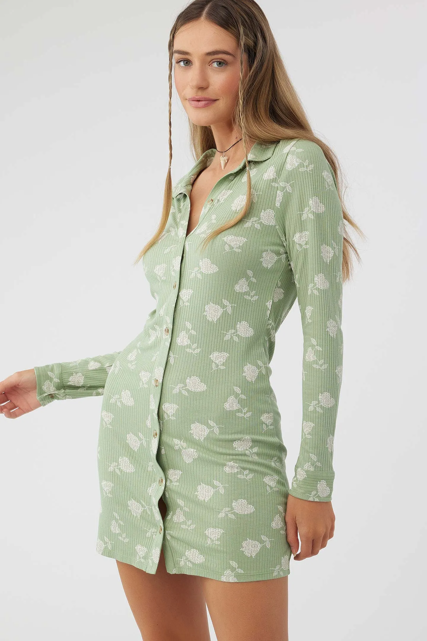 JULIETTE BUTTON FRONT KNIT DRESS sold by O'Neill product image thumbnail 4