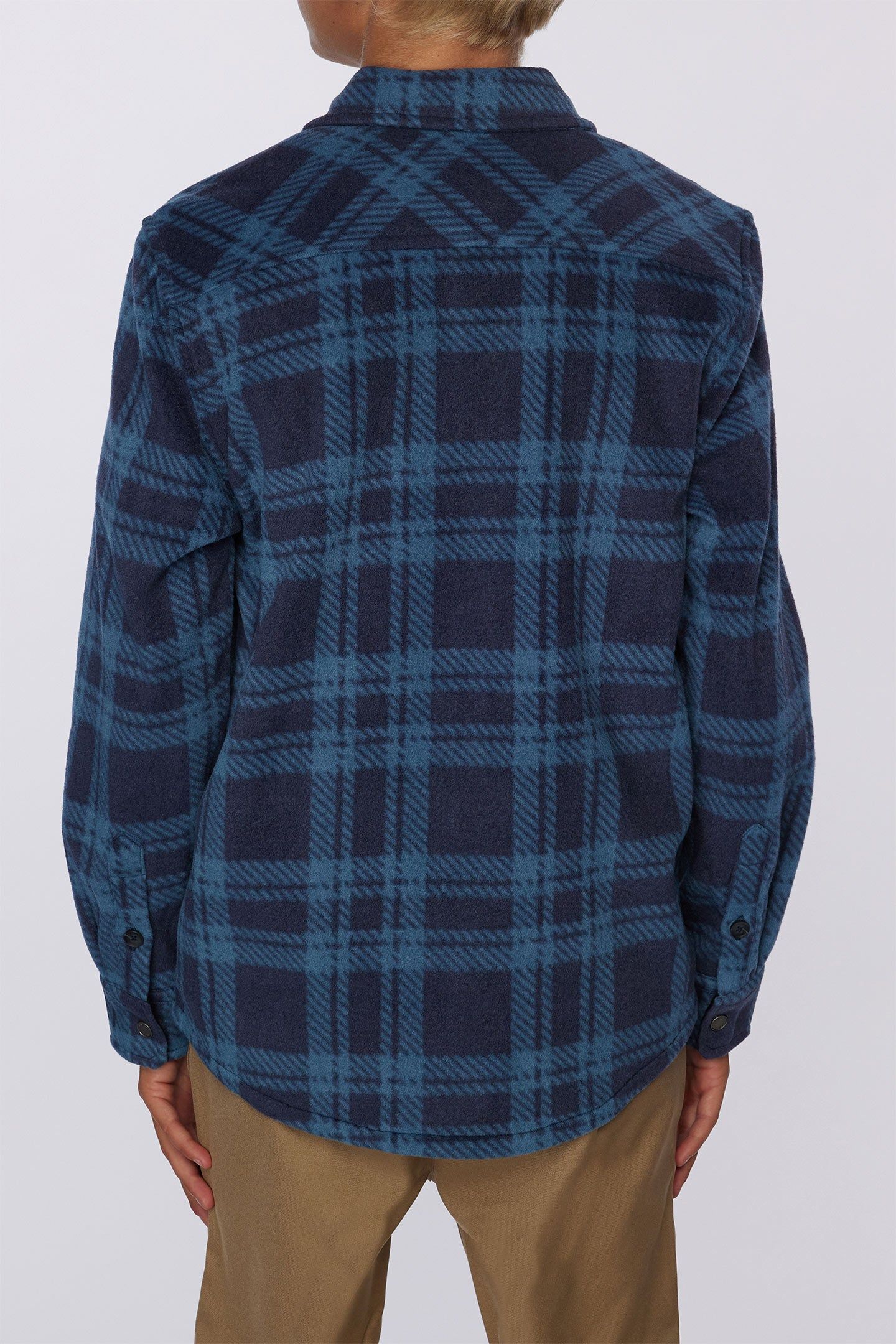 BOY'S GLACIER PLAID SUPERFLEECE FLANNEL SHIRT sold by O'Neill product image thumbnail 4