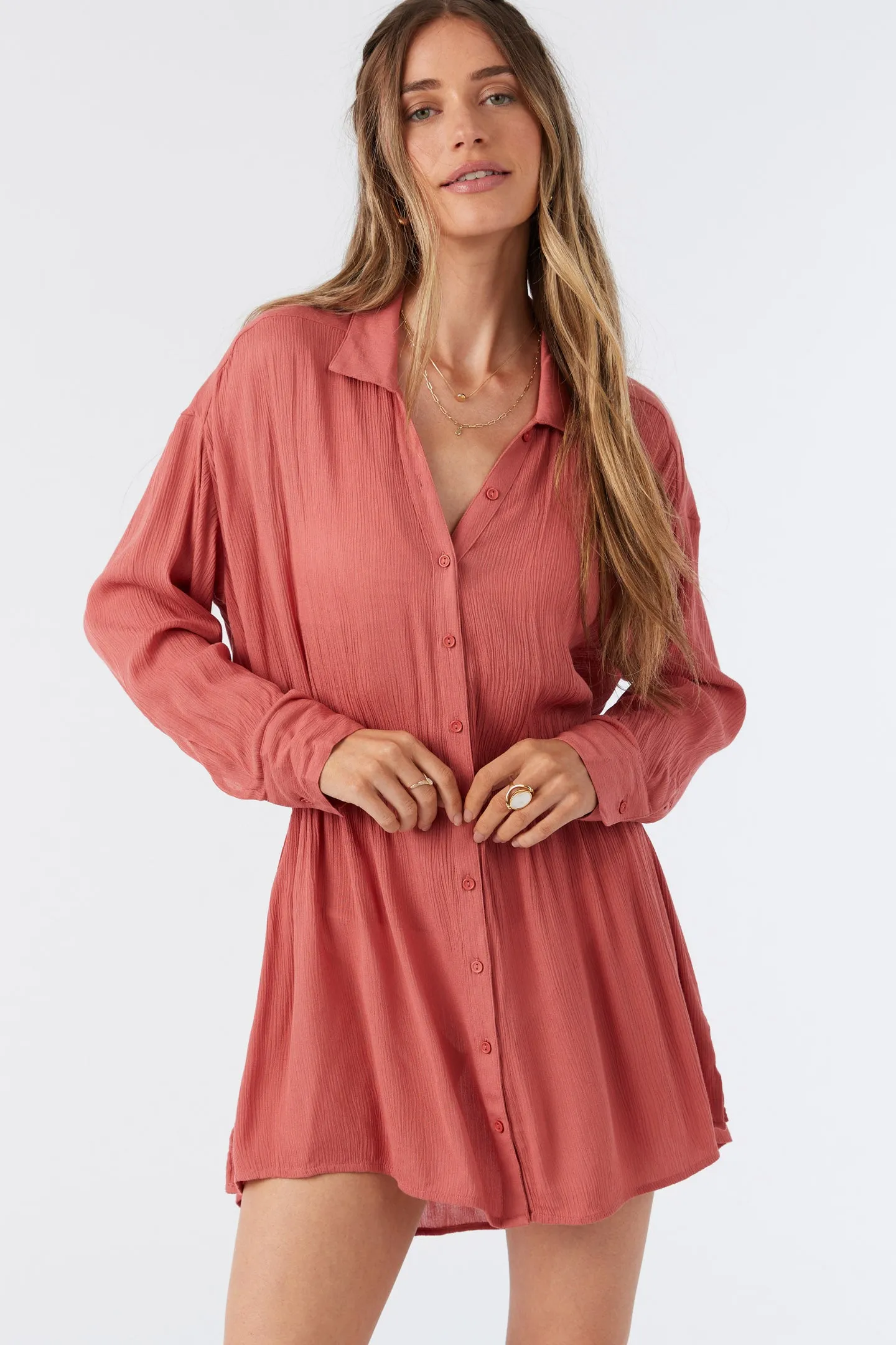 SALTWATER SOLIDS CAMI SWIM COVER-UP sold by O'Neill