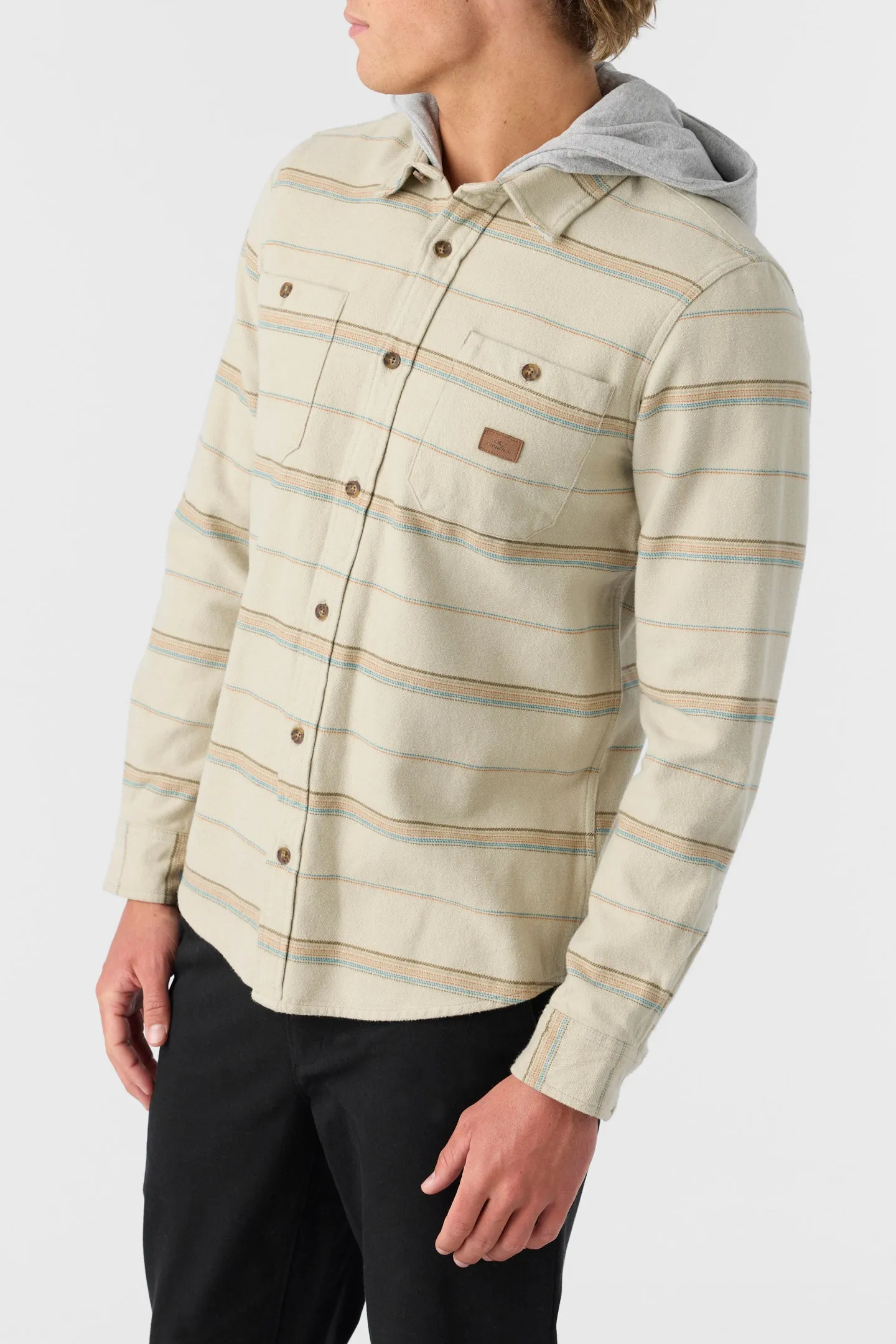 LANDMARKED HOODED FLANNEL STANDARD FIT SHIRT sold by O'Neill product image thumbnail 4