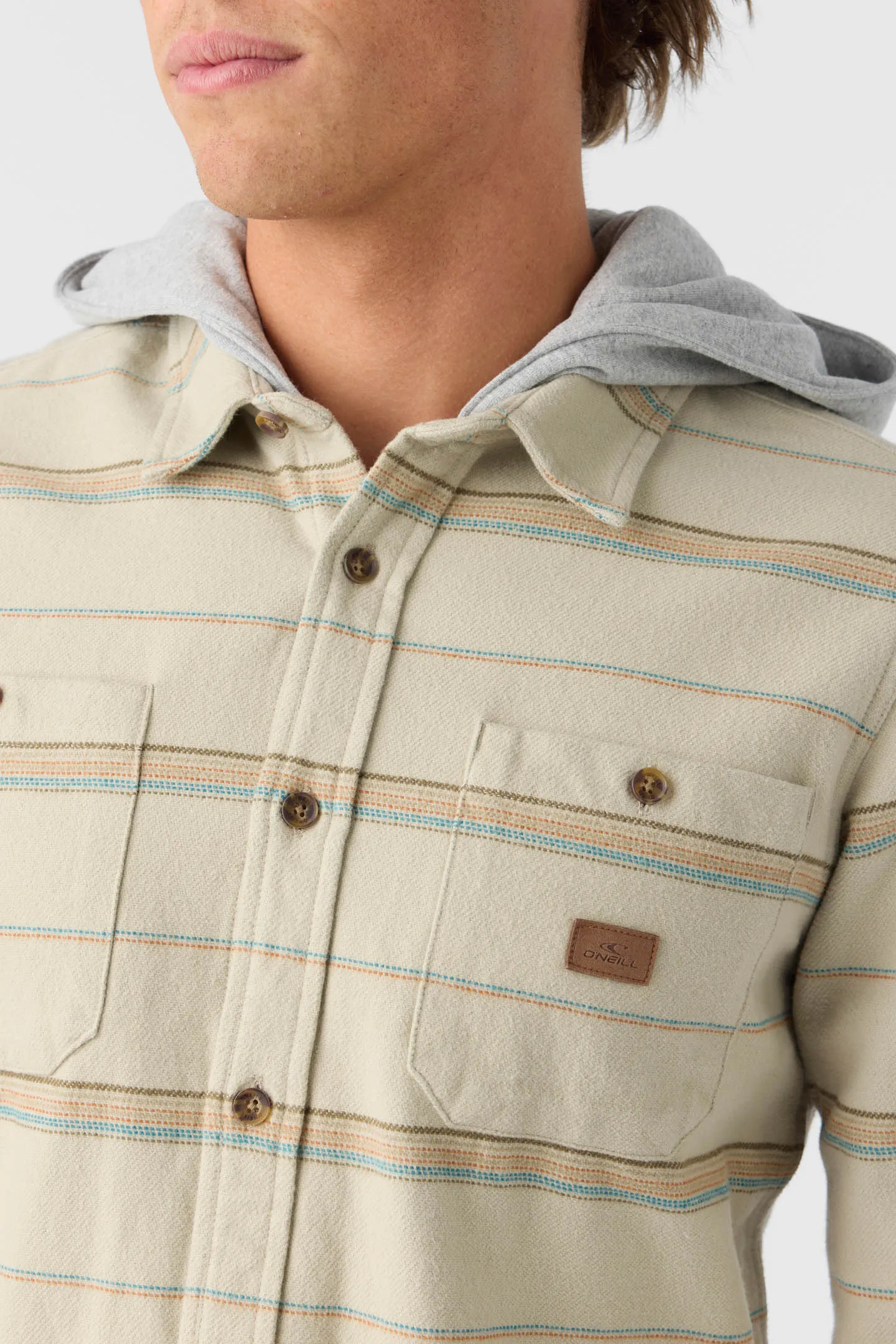 LANDMARKED HOODED FLANNEL STANDARD FIT SHIRT sold by O'Neill product image thumbnail 5
