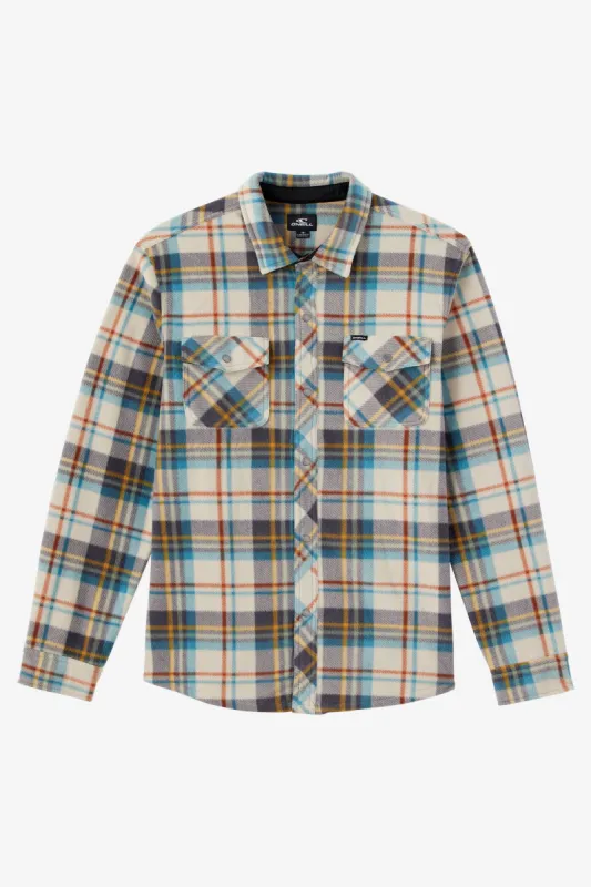 BOY'S GLACIER PLAID SUPERFLEECE LONG SLEEVE SHIRT sold by O'Neill