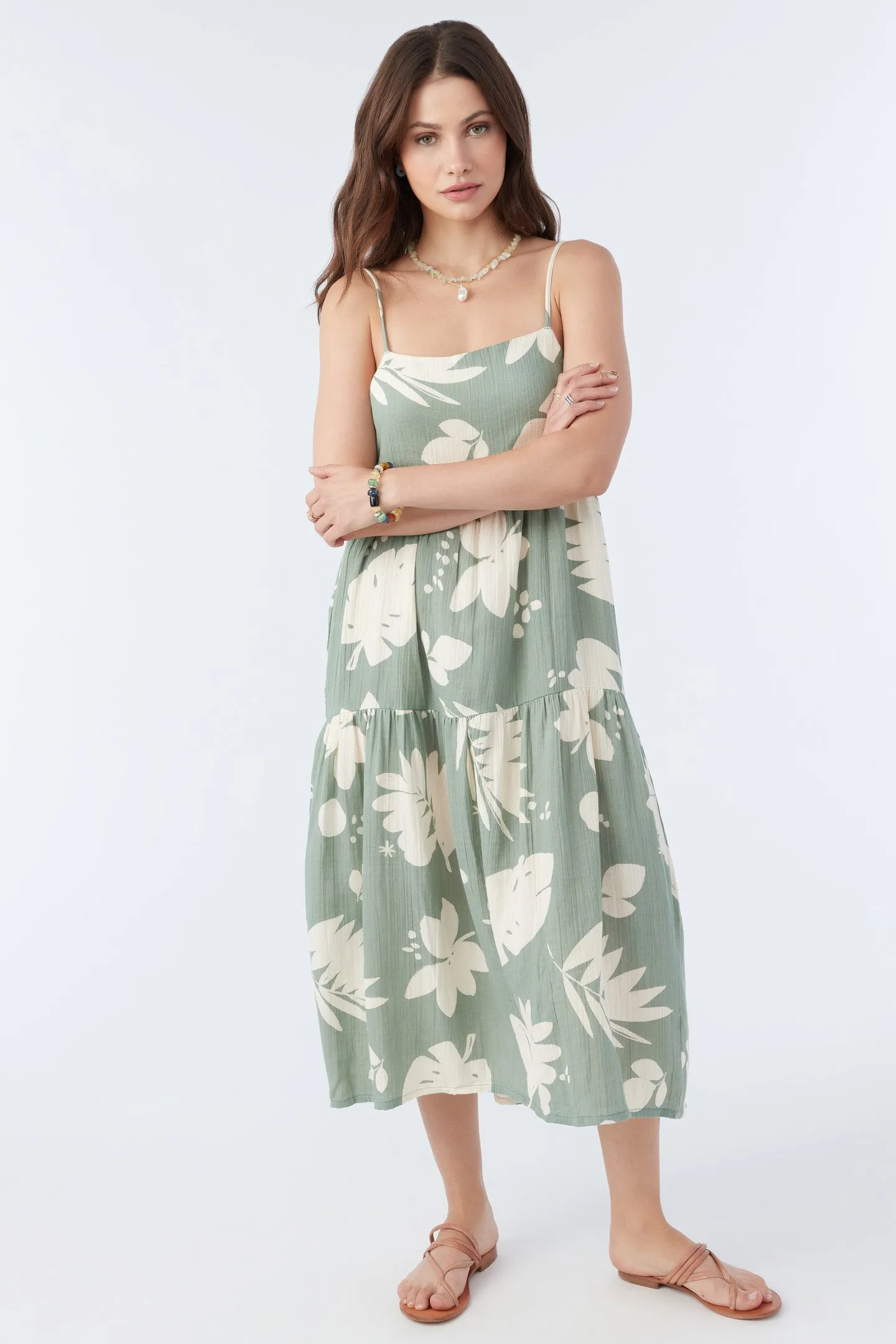 CECILY DOUBLE GAUZE MIDI DRESS sold by O'Neill product image thumbnail 3