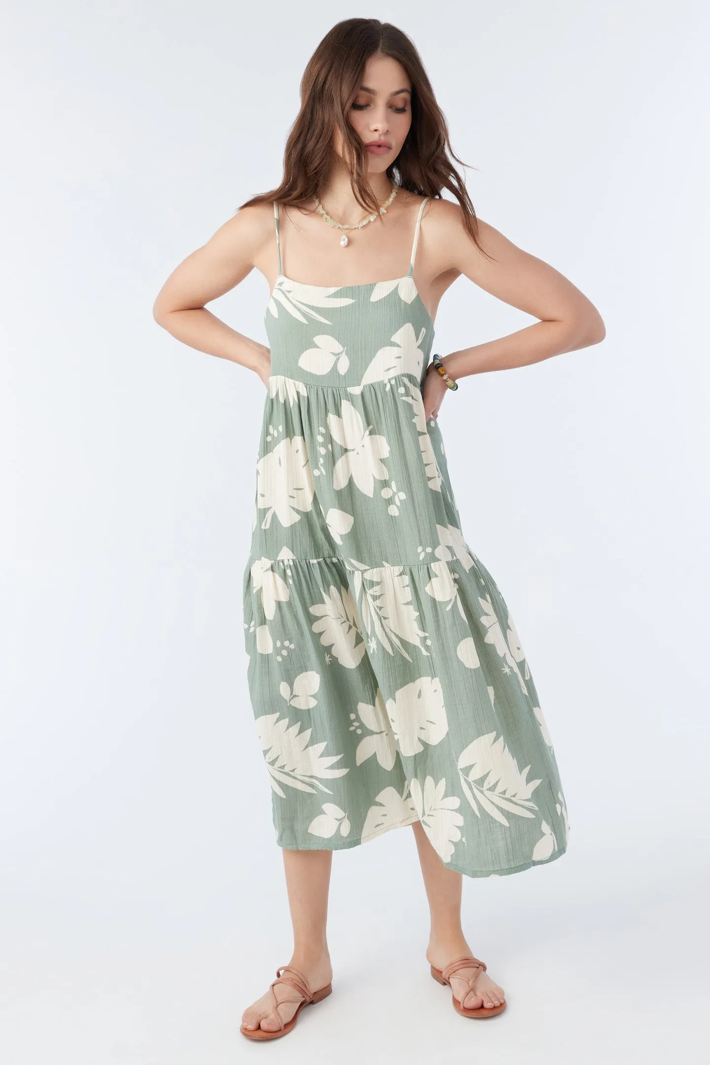 CECILY DOUBLE GAUZE MIDI DRESS sold by O'Neill product image thumbnail 4