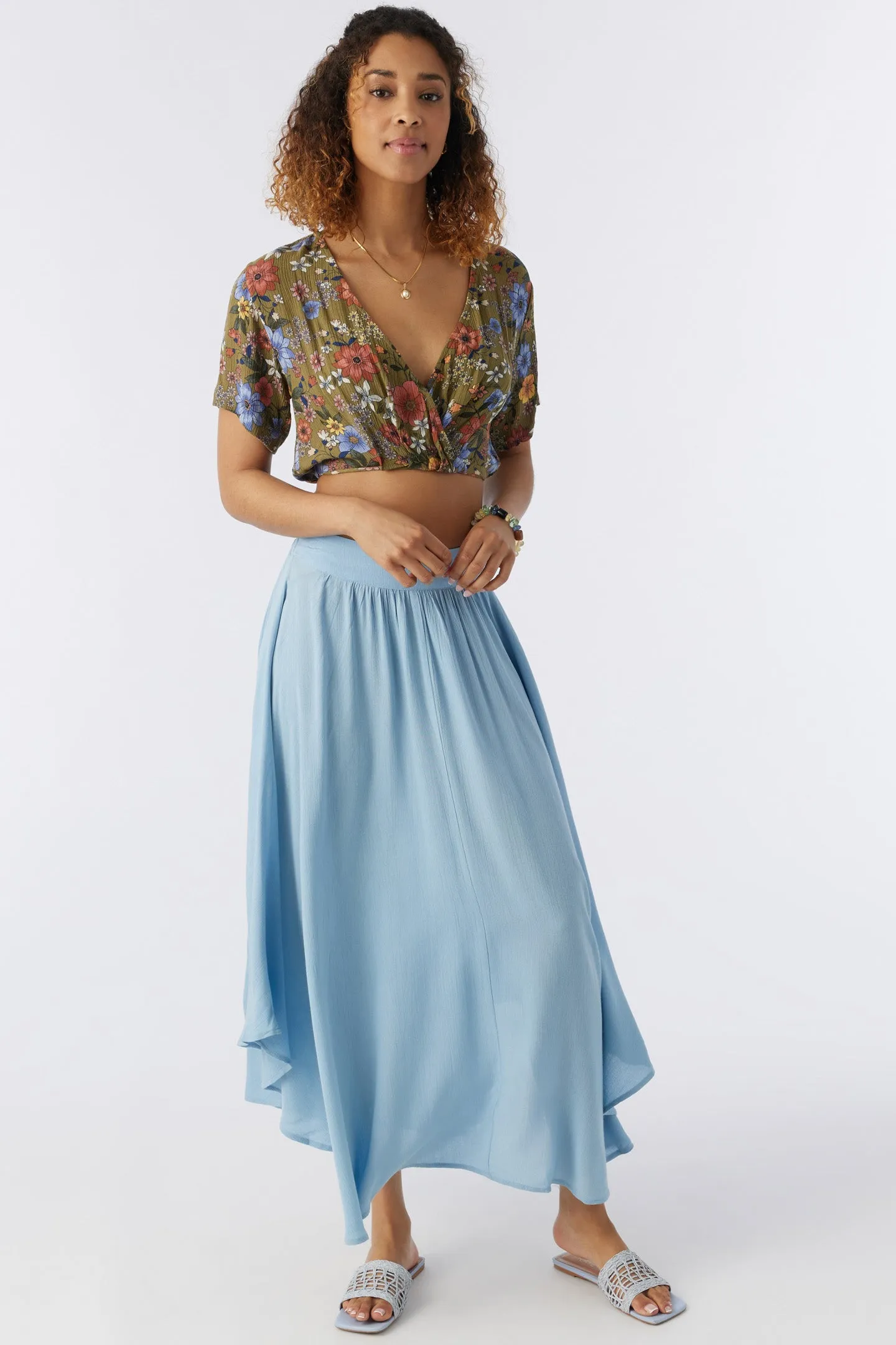 MARNIE SOLID MIDI SKIRT sold by O'Neill product image thumbnail 3