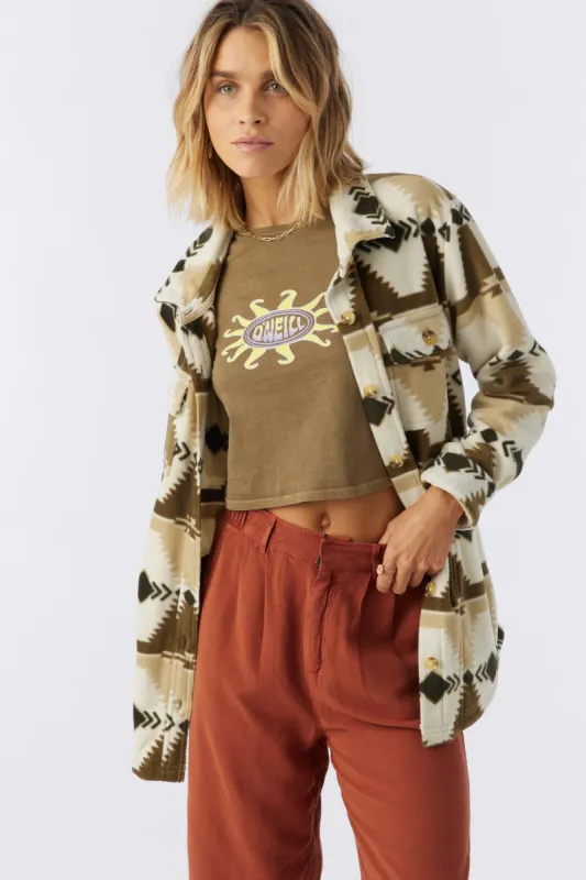 COLLINS OVERSIZED SUPERFLEECE SHACKET sold by O'Neill