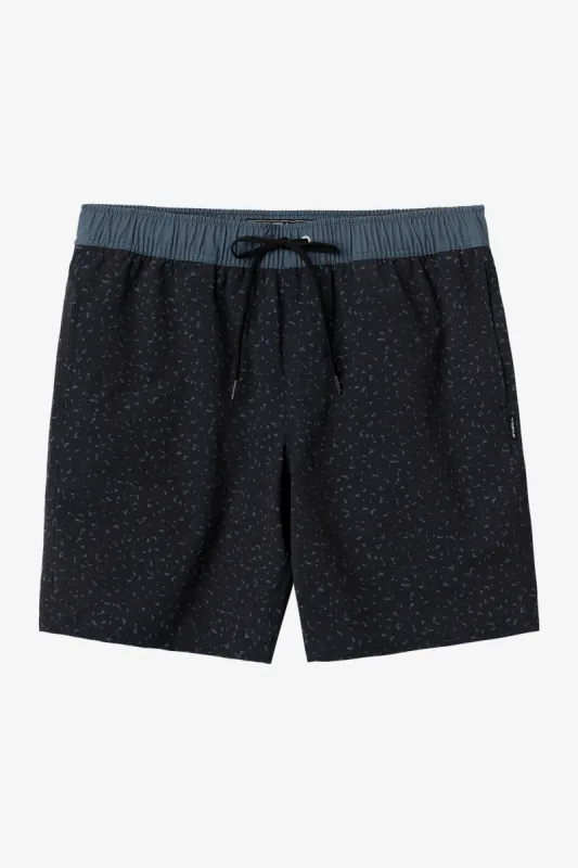 STOCKTON PRINT ELASTIC WAIST 18" HYBRID SHORTS sold by O'Neill