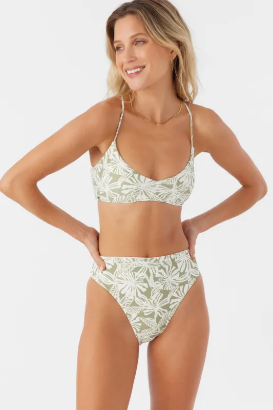 SALTWATER ESSENTIALS HALFMOON HUNTINGTON BRALETTE TOP sold by O'Neill