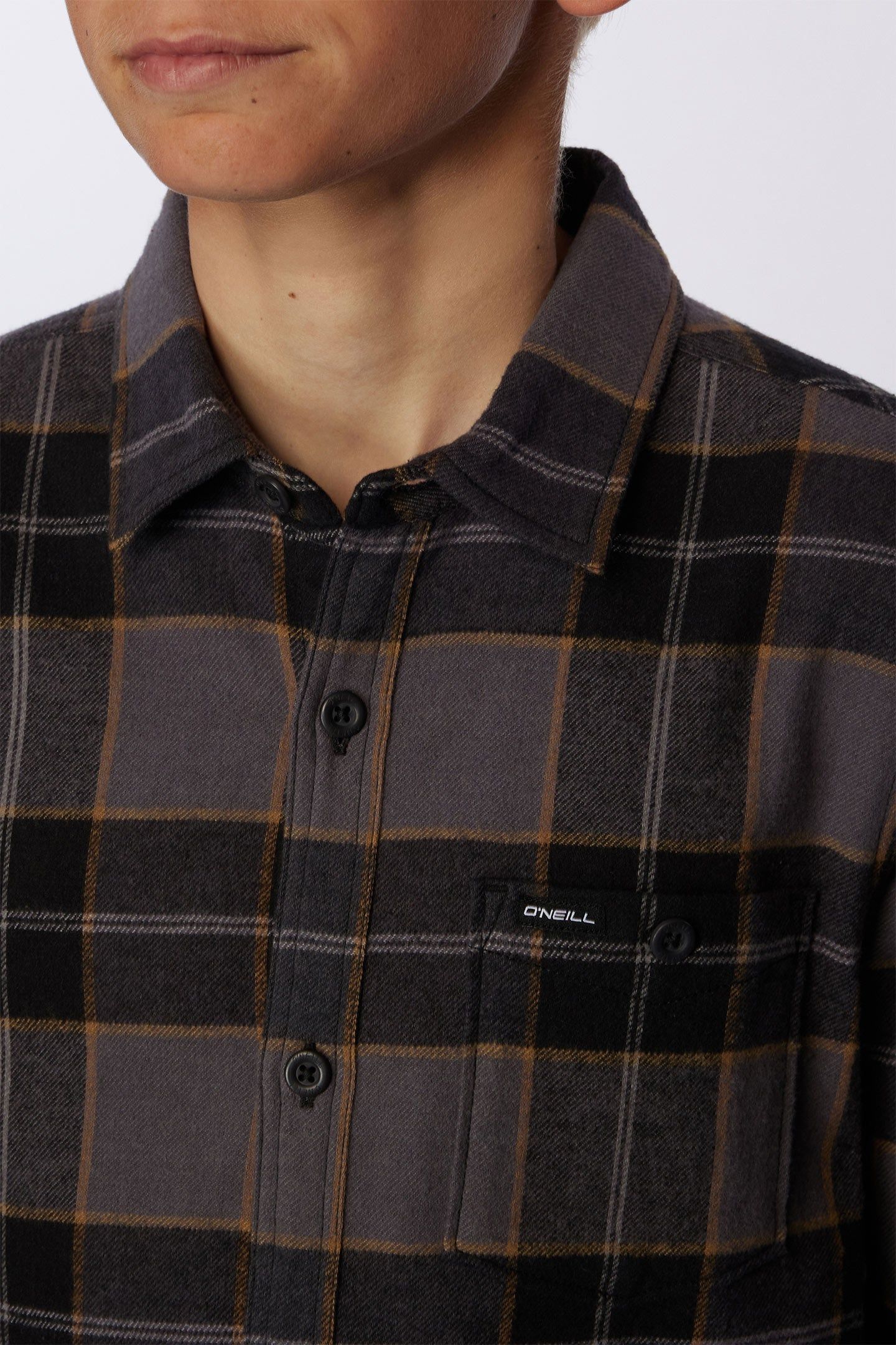BOY'S REDMOND PLAID STRETCH FLANNEL SHIRT sold by O'Neill product image thumbnail 3