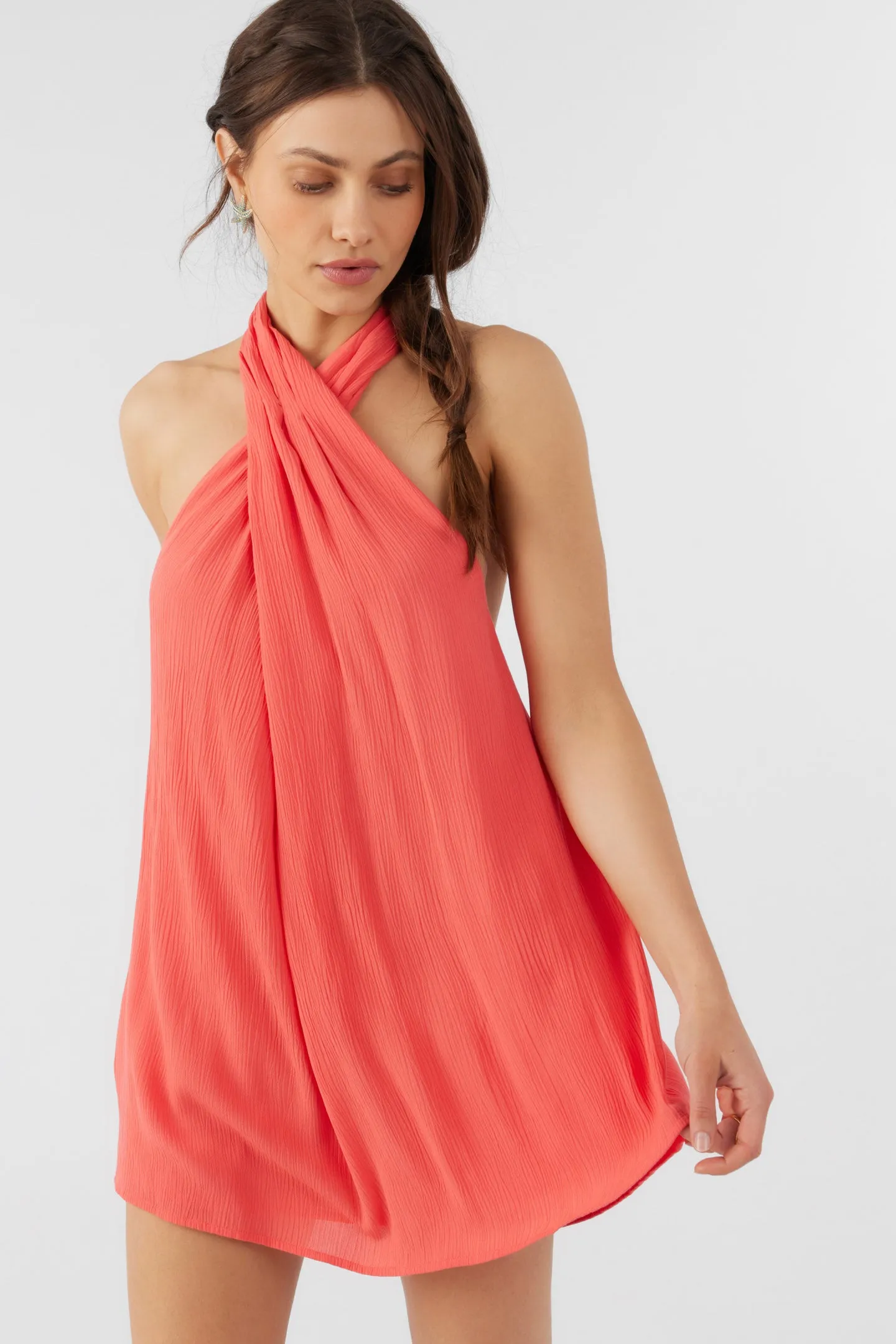 NAIMA SOLID HALTER DRESS sold by O'Neill product image thumbnail 2