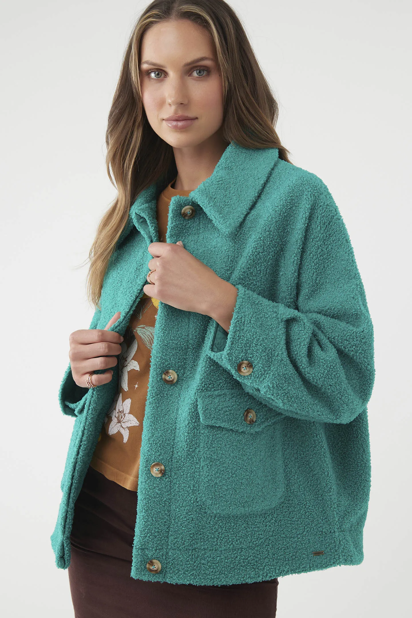 MAKENNA SOLID PILE JACKET sold by O'Neill