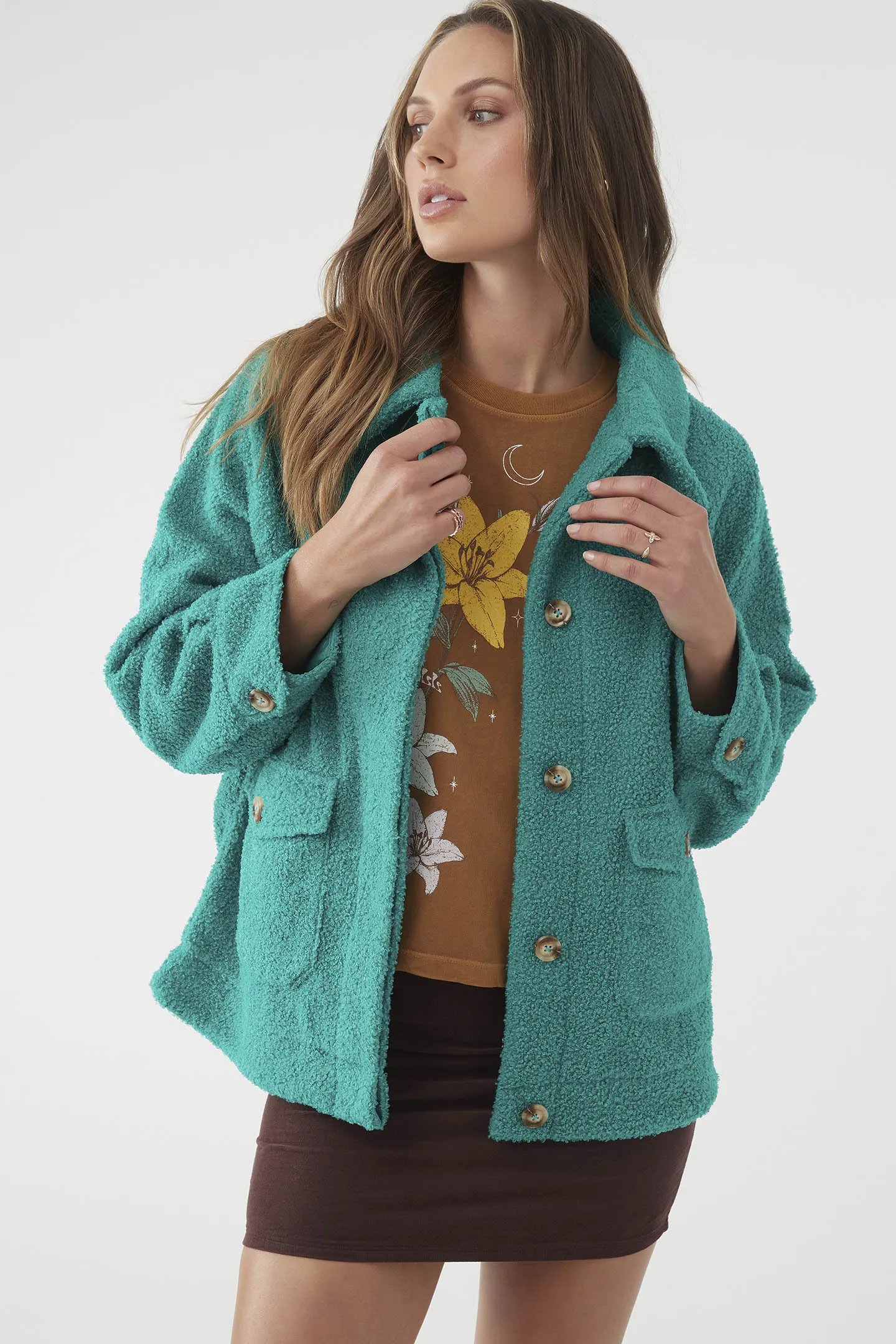 MAKENNA SOLID PILE JACKET sold by O'Neill product image thumbnail 4