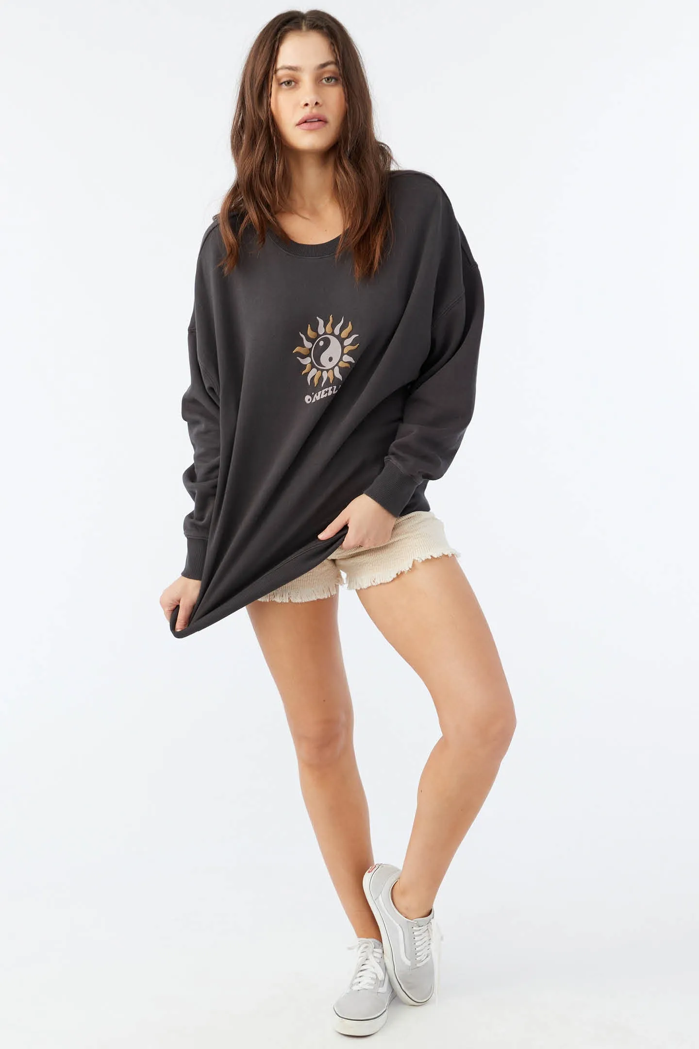 CHOICE CREWNECK OVERSIZED-FIT FLEECE PULLOVER sold by O'Neill