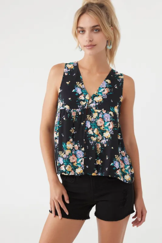 CHRYSTIE FLORAL TOP sold by O'Neill