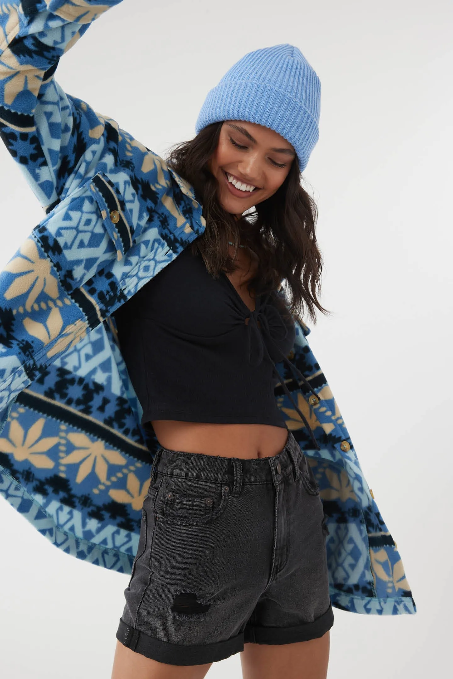 COLLINS OVERSIZED SUPERFLEECE SHACKET sold by O'Neill product image thumbnail 2