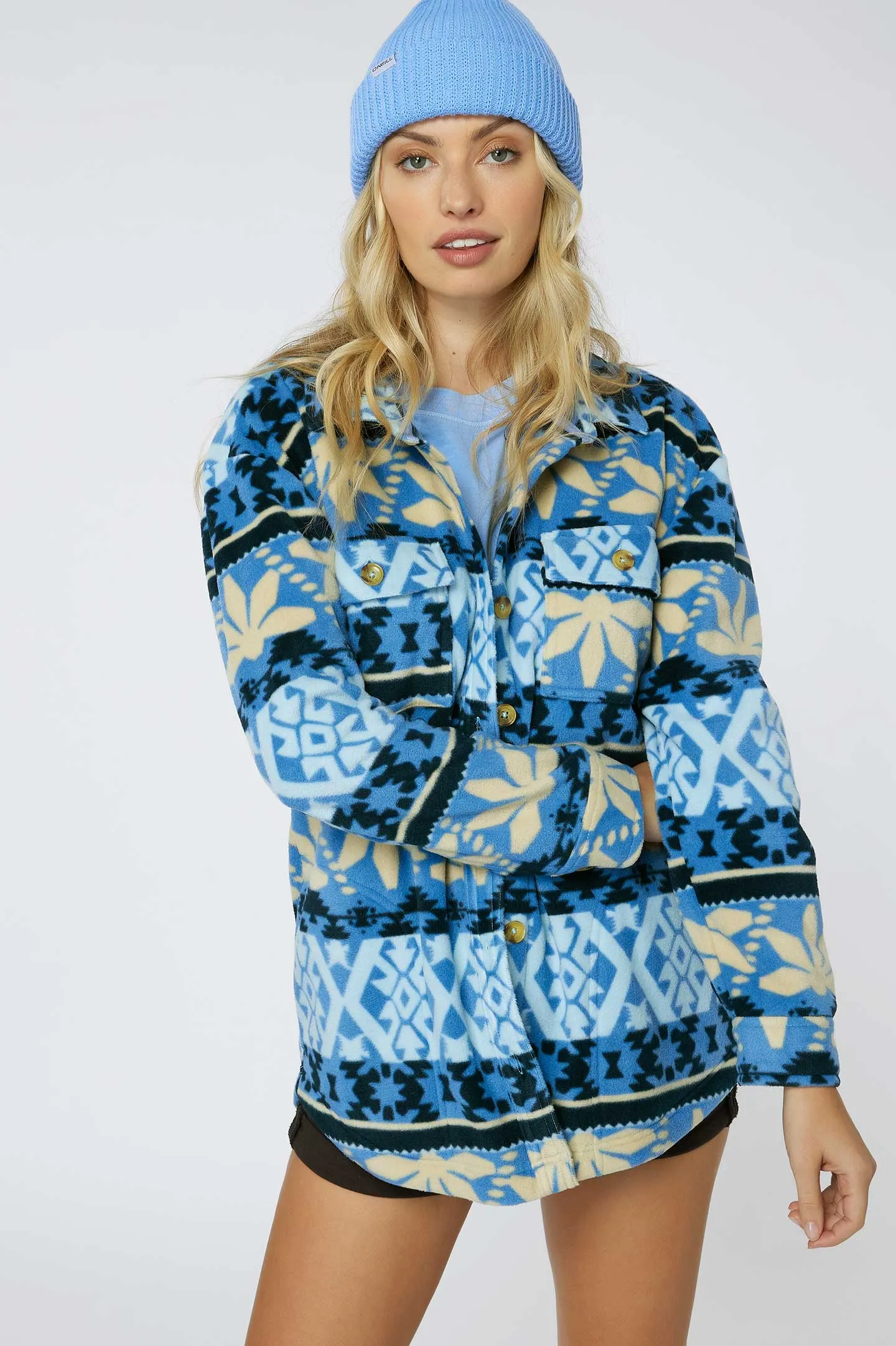 COLLINS OVERSIZED SUPERFLEECE SHACKET sold by O'Neill product image thumbnail 4