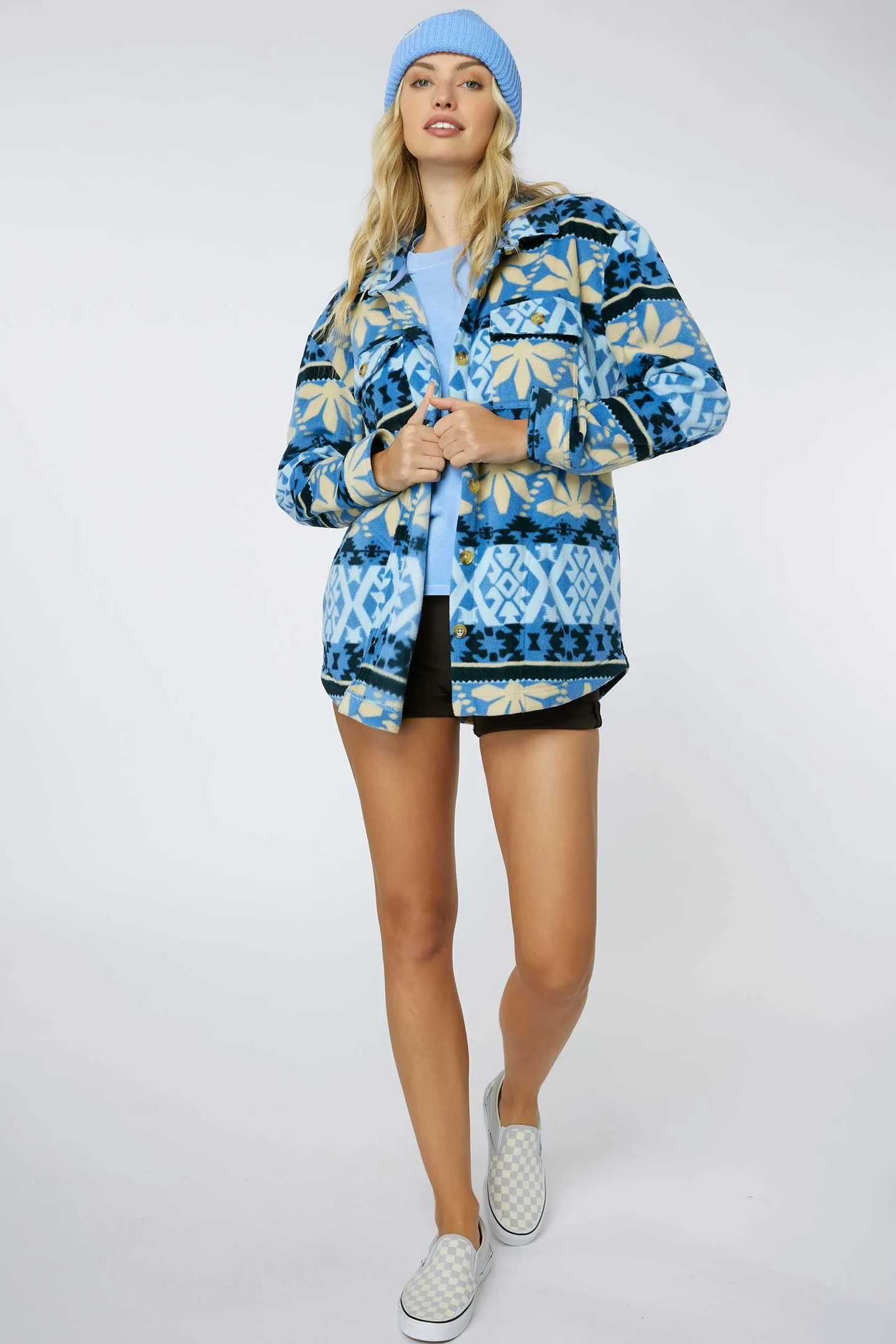 COLLINS OVERSIZED SUPERFLEECE SHACKET sold by O'Neill product image thumbnail 3
