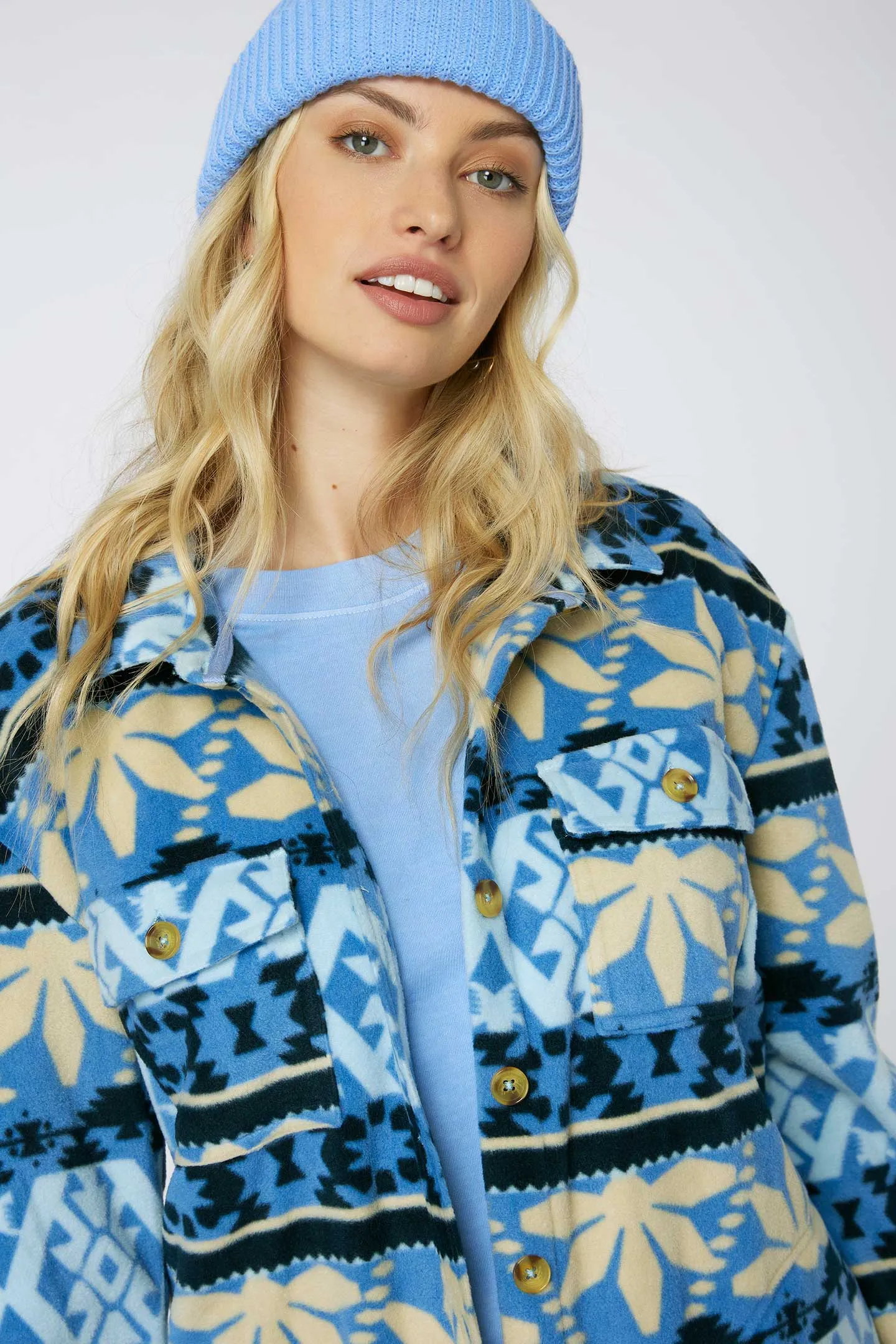 COLLINS OVERSIZED SUPERFLEECE SHACKET sold by O'Neill product image thumbnail 5