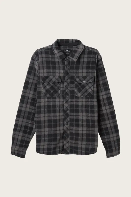 GLACIER PLAID SUPERFLEECE FLANNEL SHIRT sold by O'Neill
