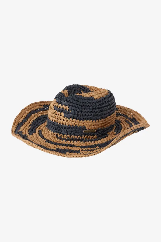 AGADIR STRAW WESTERN HAT made by O'Neill