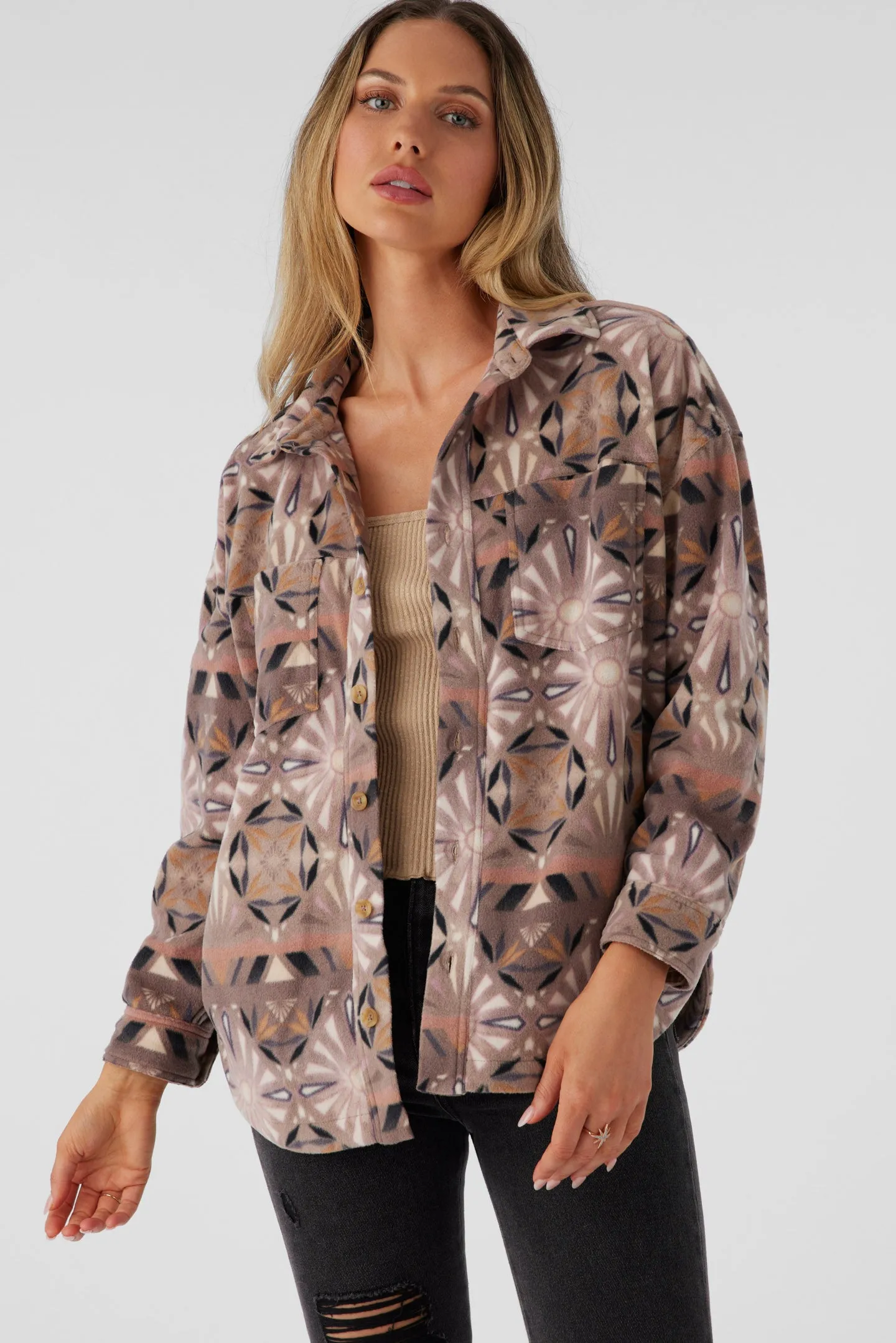 RUNE SUPERFLEECE OVERSIZED FIT SHACKET sold by O'Neill