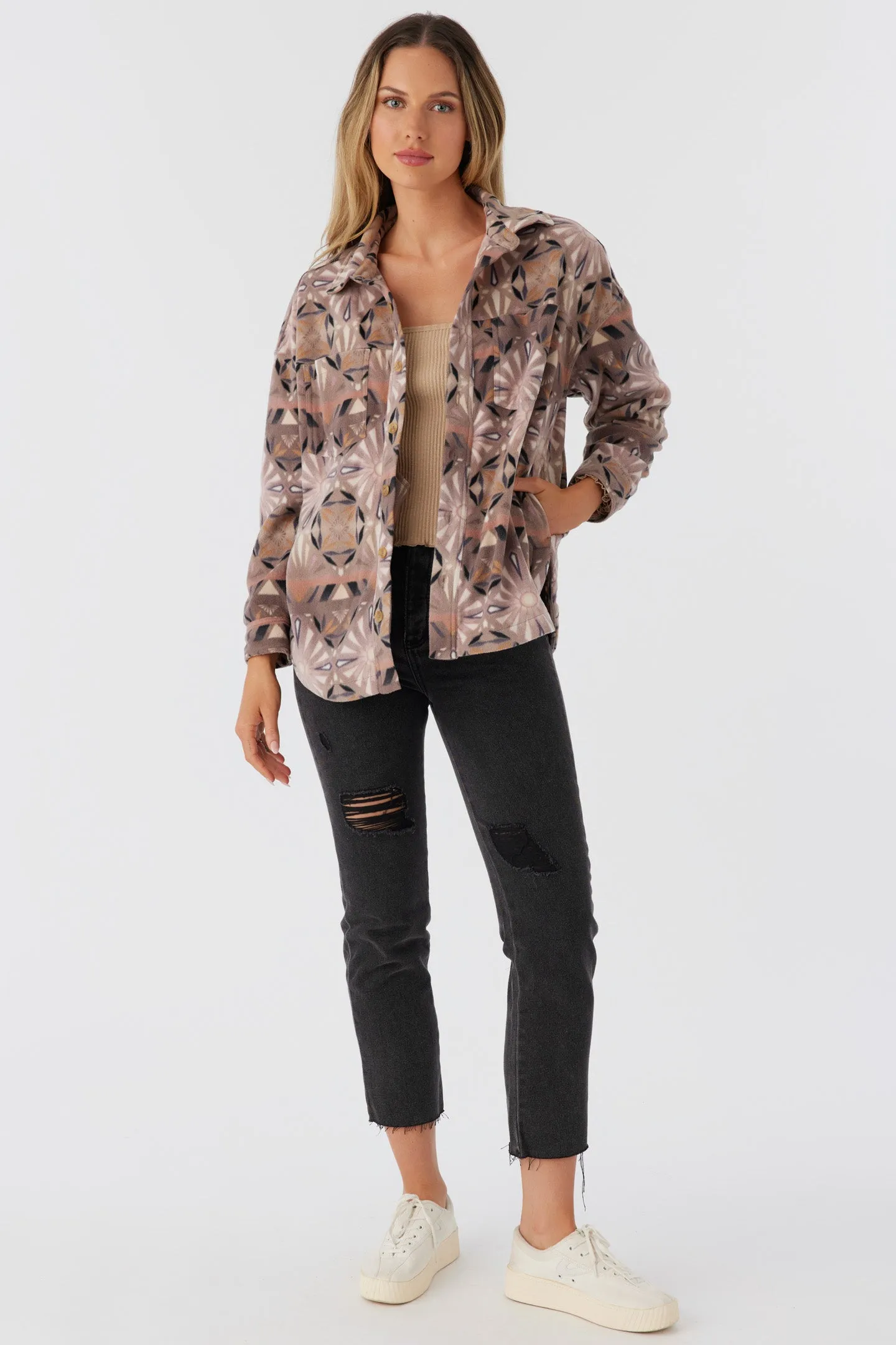 RUNE SUPERFLEECE OVERSIZED FIT SHACKET sold by O'Neill product image thumbnail 3