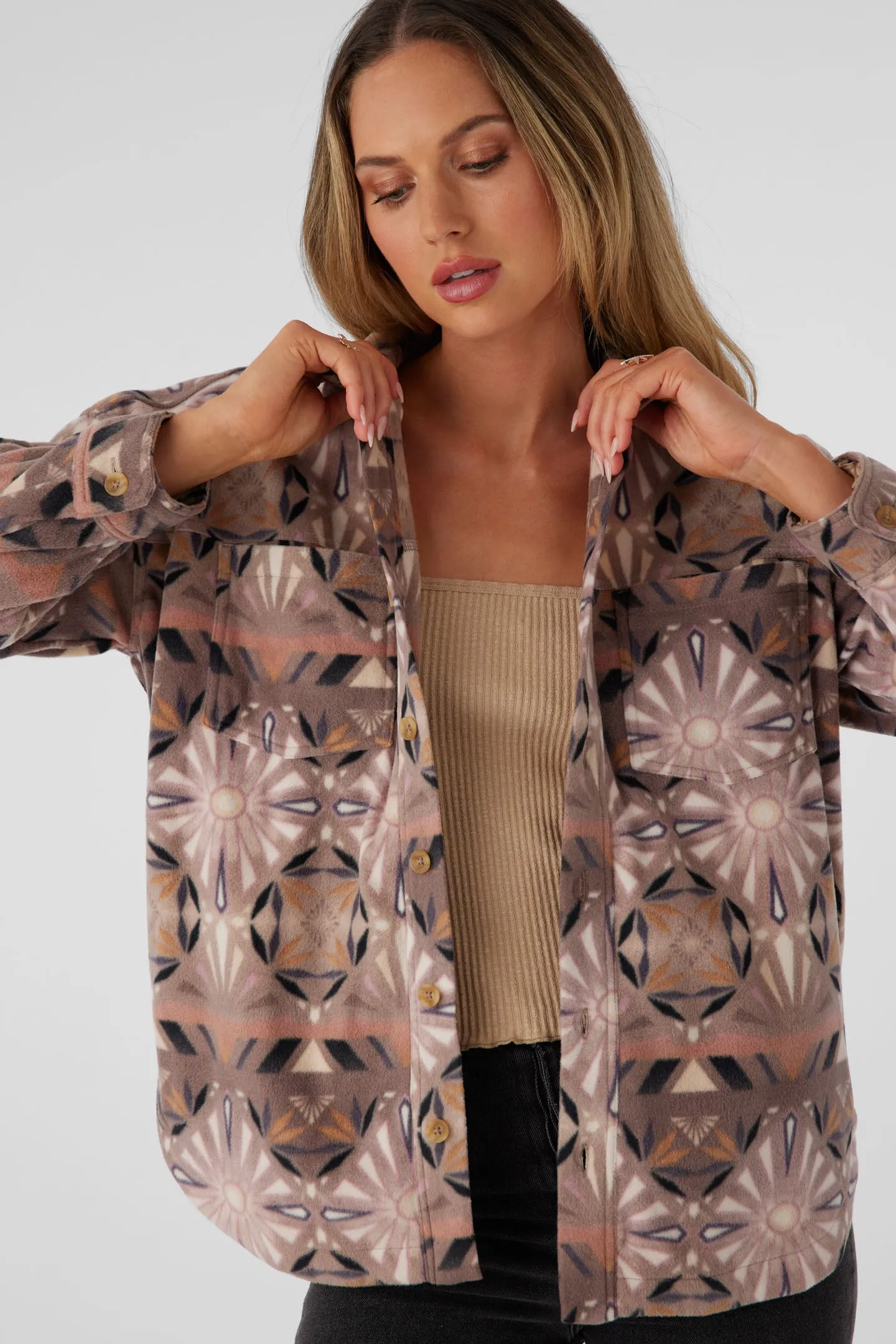 RUNE SUPERFLEECE OVERSIZED FIT SHACKET sold by O'Neill product image thumbnail 5