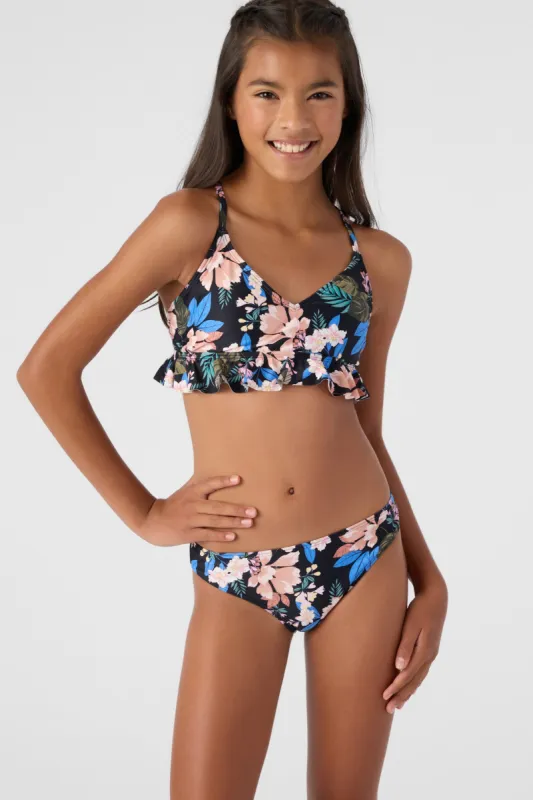 GIRL'S MATIRA TROPICAL PEPLUM SET sold by O'Neill