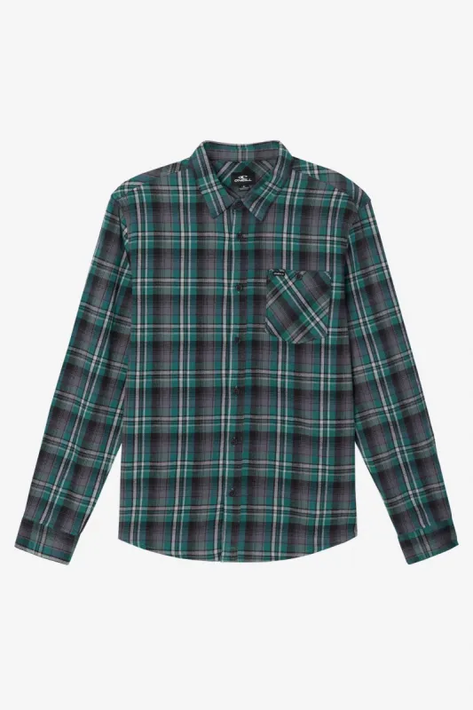 REDMOND PLAID STRETCH FLANNEL LONG SLEEVE SHIRT sold by O'Neill