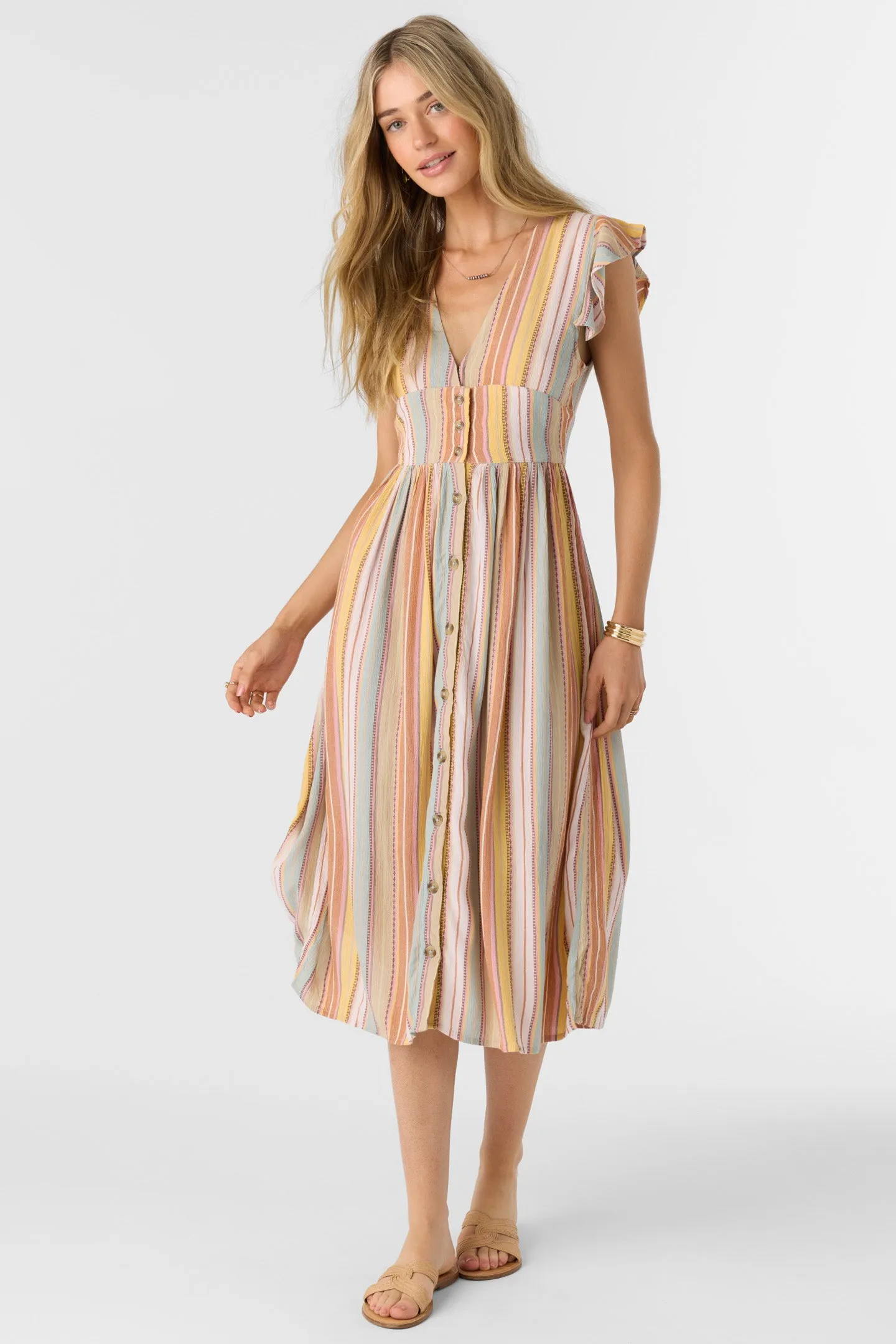 RAINEY STRIPE MIDI DRESS sold by O'Neill product image thumbnail 3