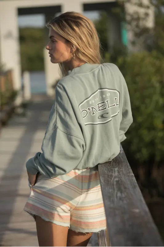 MOMENT CREW NECK CROPPED FLEECE sold by O'Neill