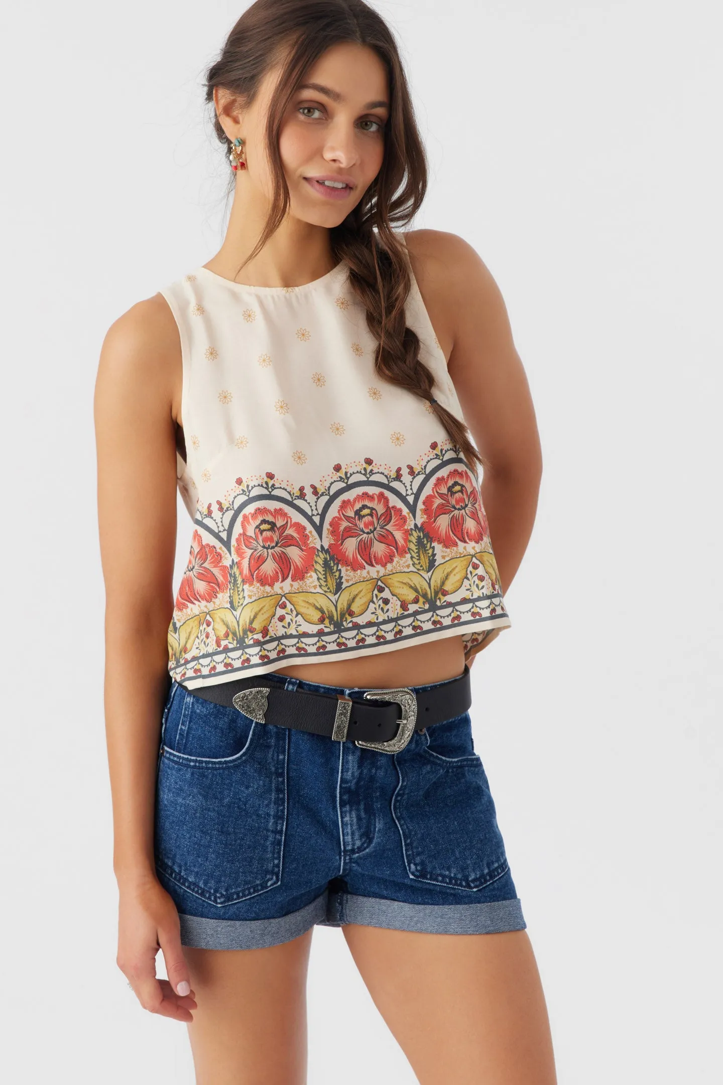 TESSA BRODER PRINT TOP sold by O'Neill