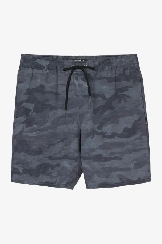 STOCKTON PRINT ELASTIC WAIST 18" HYBRID SHORTS sold by O'Neill
