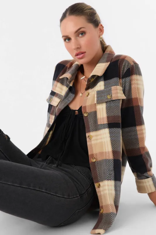 COLLINS OVERSIZED SUPERFLEECE SHACKET sold by O'Neill