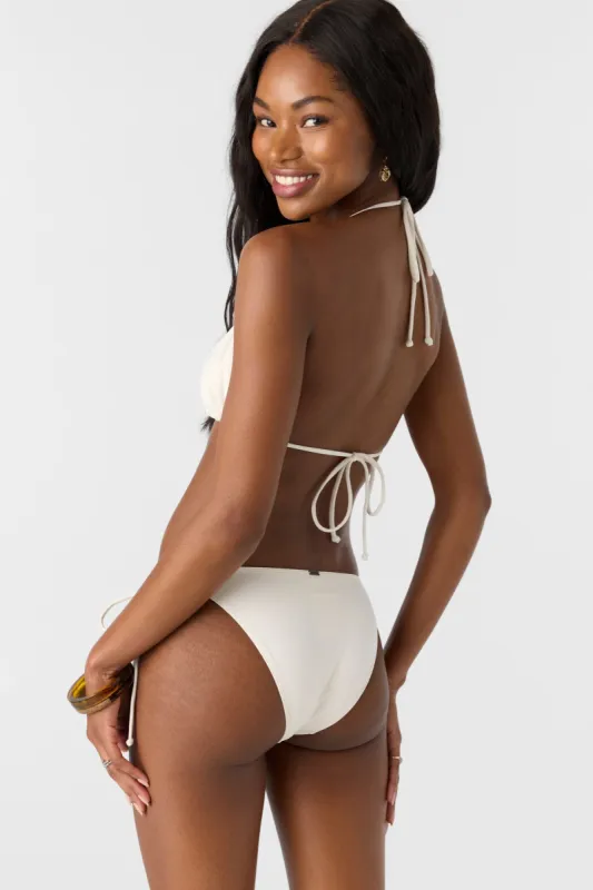 Saltwater Solids Maracas Tie Side Bottoms sold by O'Neill