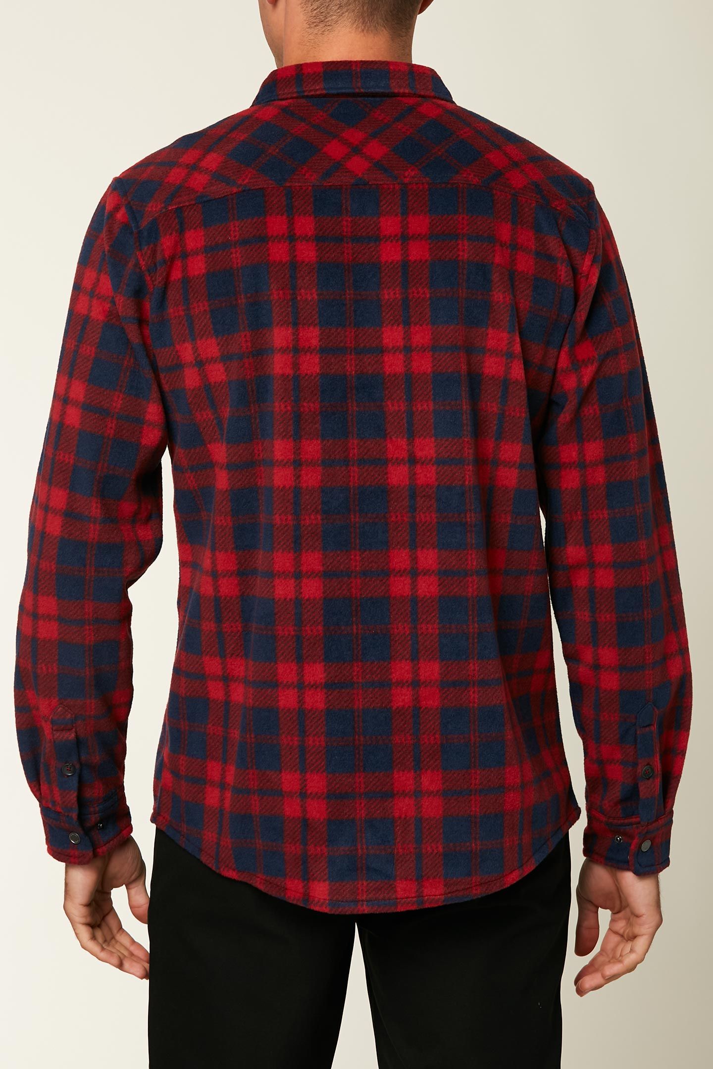 GLACIER PLAID SUPERFLEECE FLANNEL SHIRT sold by O'Neill product image thumbnail 4