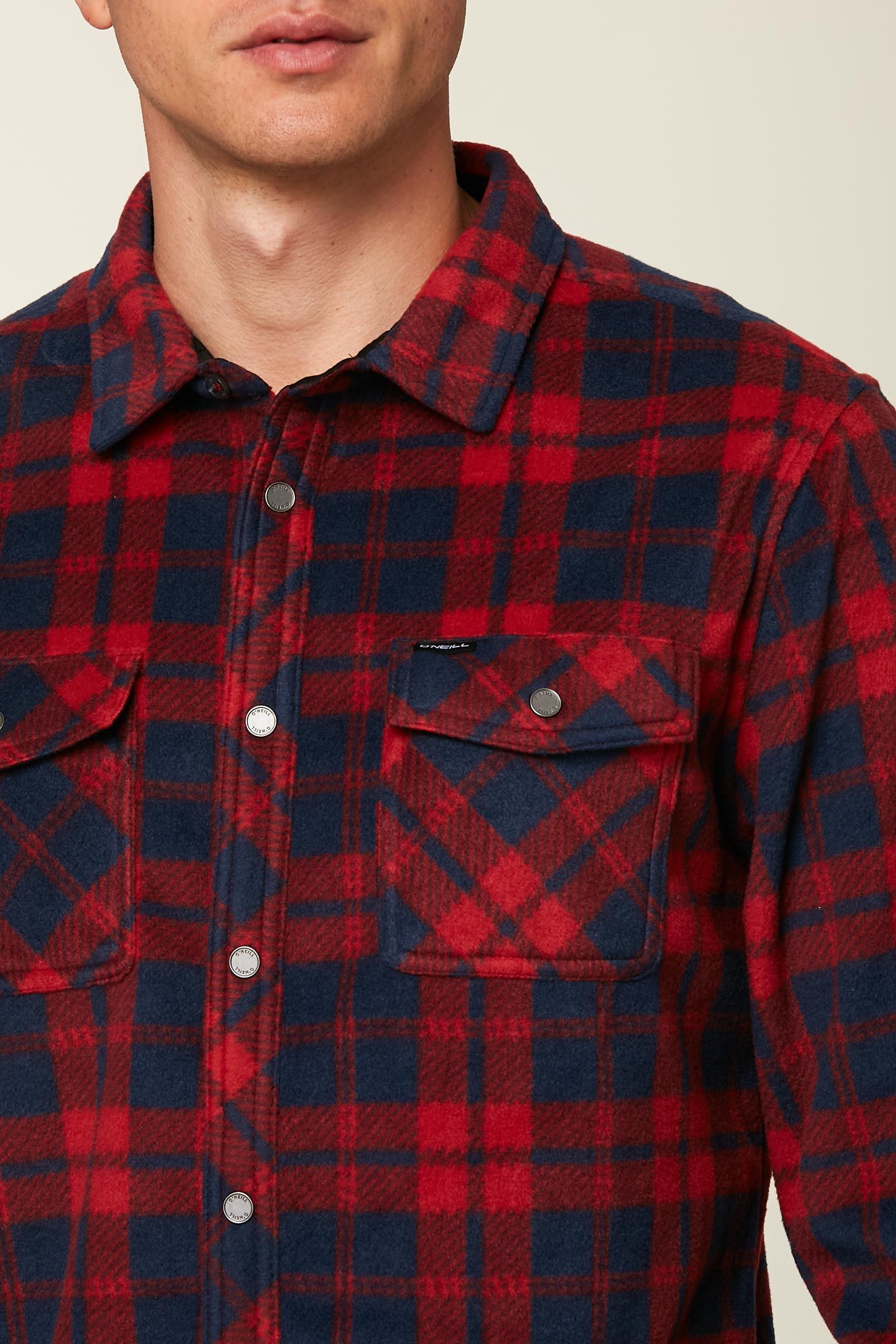 GLACIER PLAID SUPERFLEECE FLANNEL SHIRT sold by O'Neill product image thumbnail 3