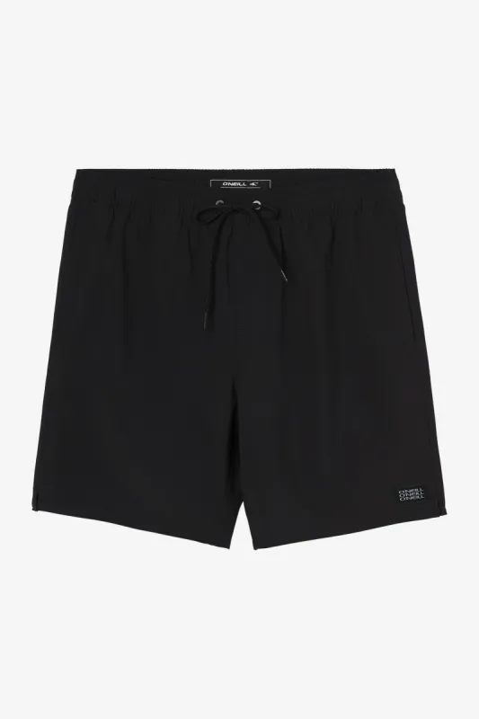 HERMOSA SOLID ELASTIC WAIST 17" SWIM TRUNKS sold by O'Neill