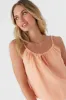 ANYA CRINKLE DOUBLE GAUZE TANK TOP sold by O'Neill