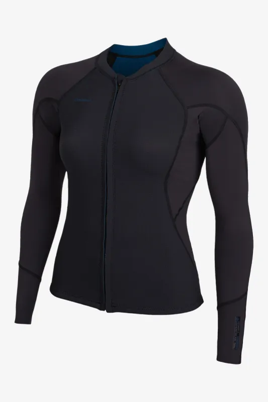 WOMEN'S HYPERFREAK NEO-SKINS FRONT ZIP JACKET made by O'Neill