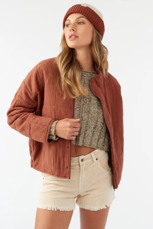 MABELINE QUILTED JACKET sold by O'Neill