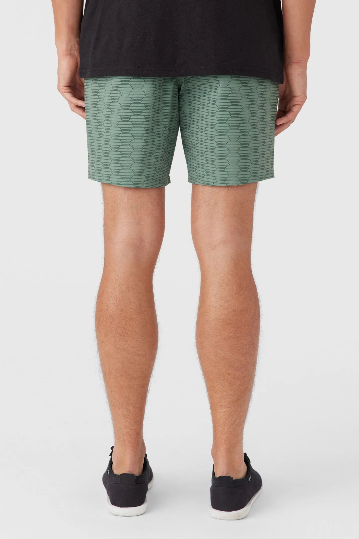 STOCKTON PRINT ELASTIC WAIST 18" HYBRID SHORTS sold by O'Neill product image thumbnail 4