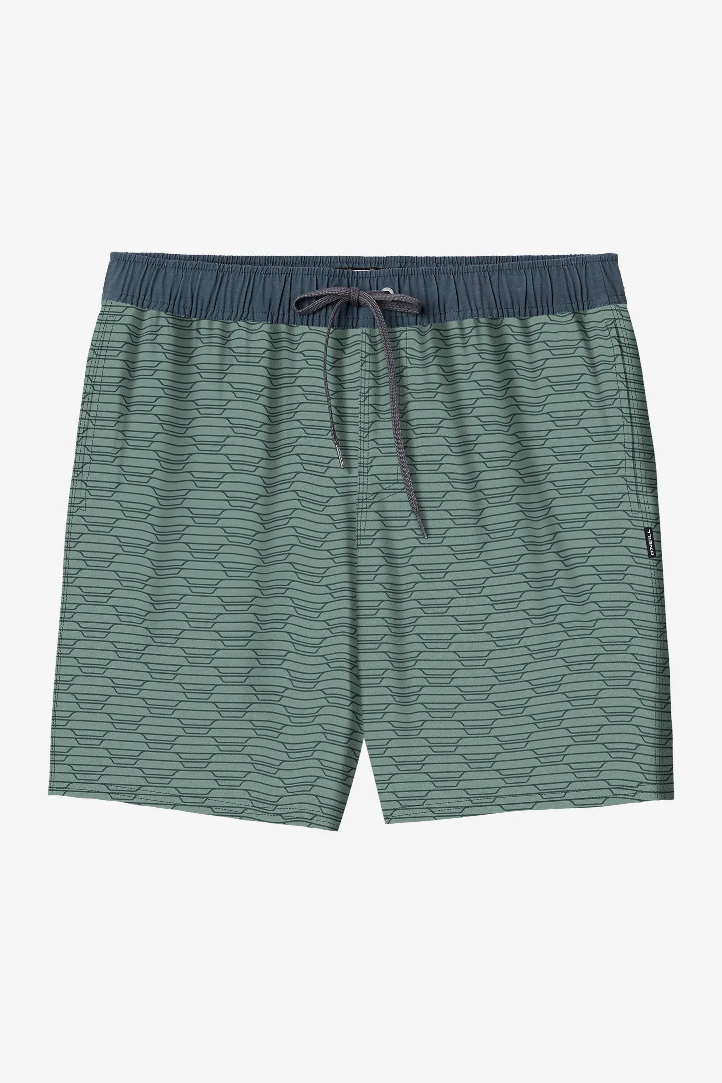 STOCKTON PRINT ELASTIC WAIST 18" HYBRID SHORTS sold by O'Neill
