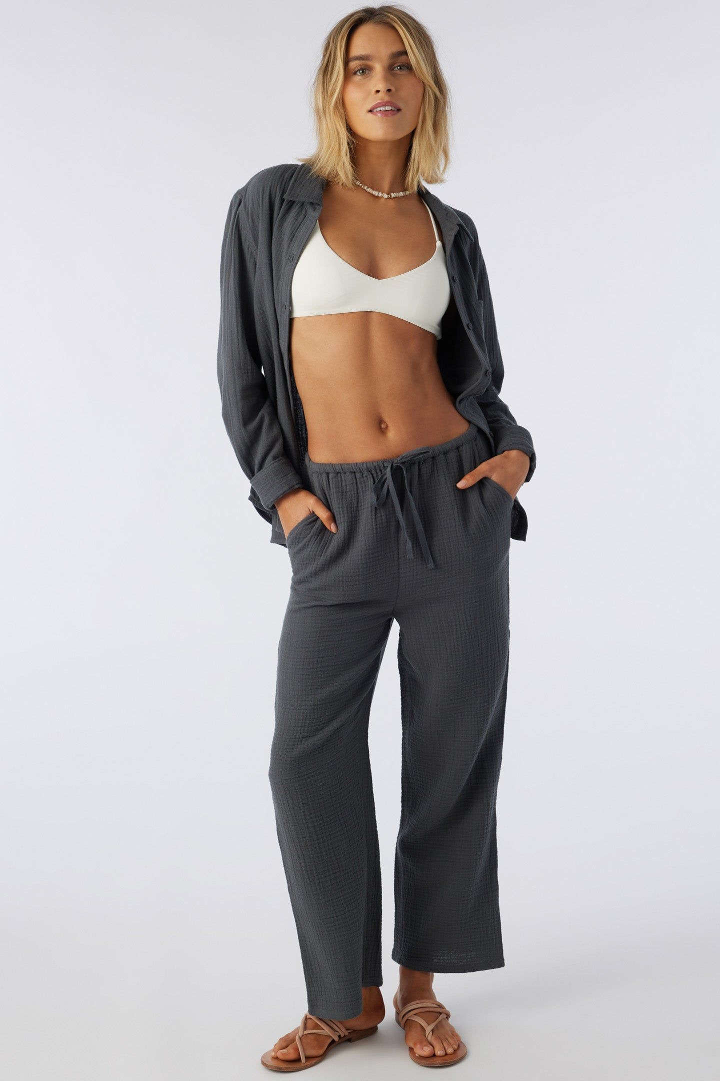 BRENDA DOUBLE GAUZE PANTS sold by O'Neill